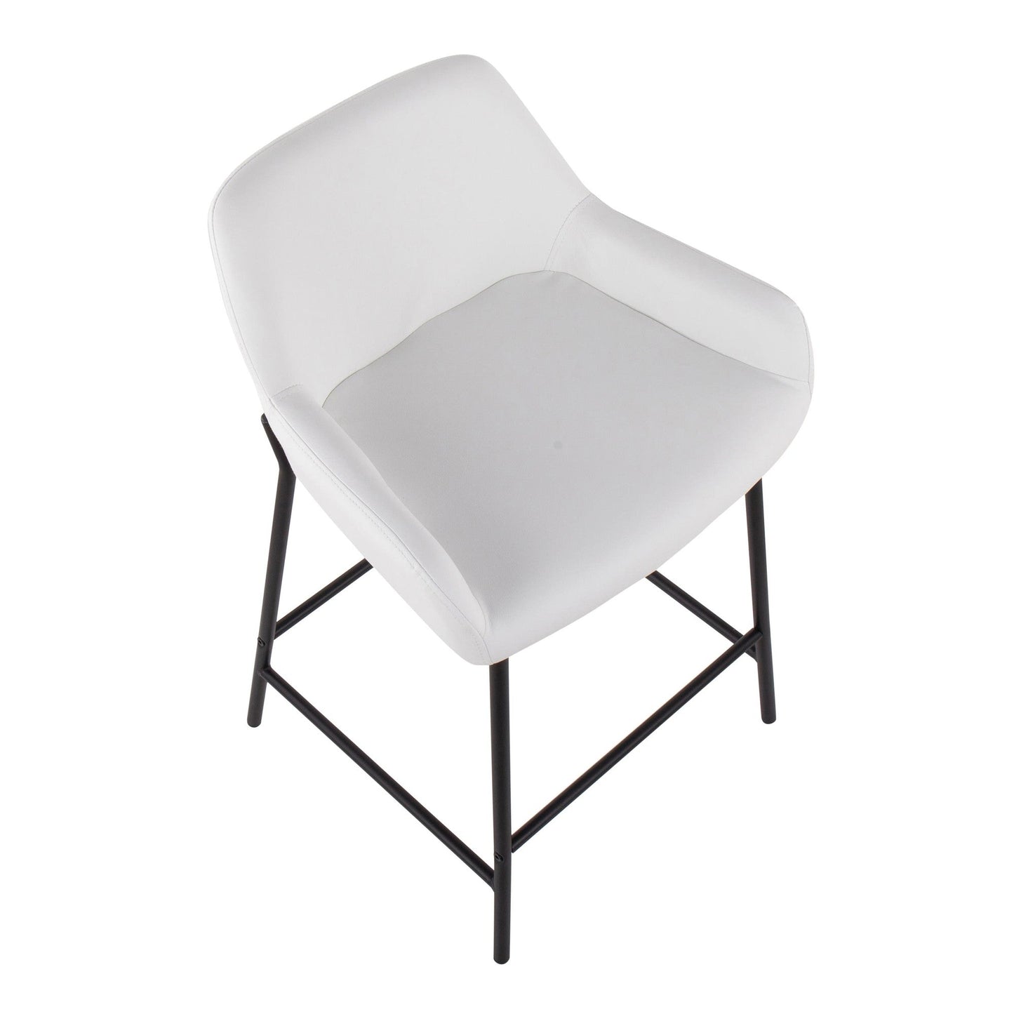 Majestic Office Furniture 24" Fixed-Height Counter Stool - Set of 2