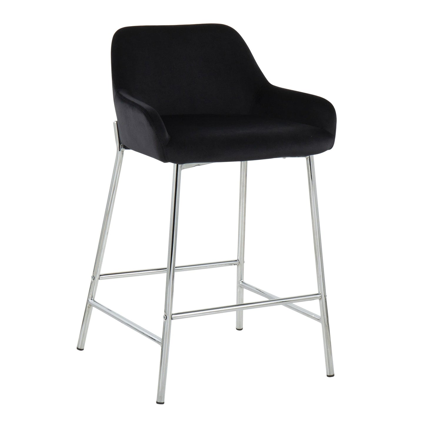 Majestic Office Furniture 24" Fixed-Height Counter Stool - Set of 2