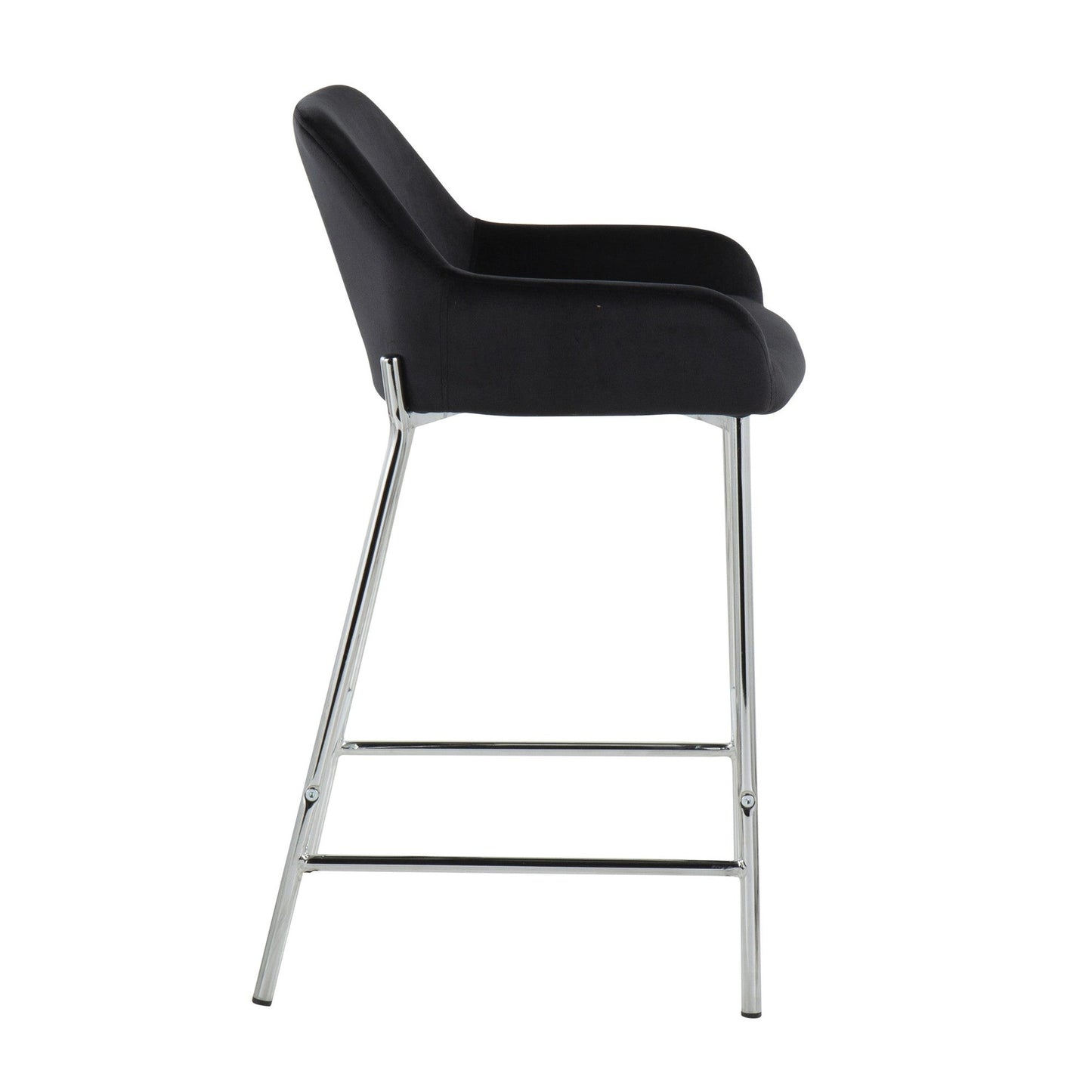 Majestic Office Furniture 24" Fixed-Height Counter Stool - Set of 2