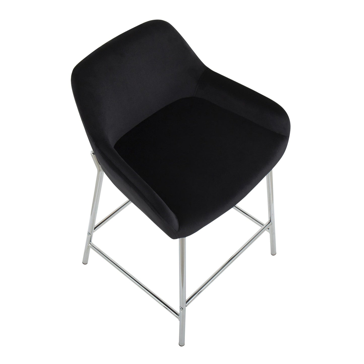 Majestic Office Furniture 24" Fixed-Height Counter Stool - Set of 2