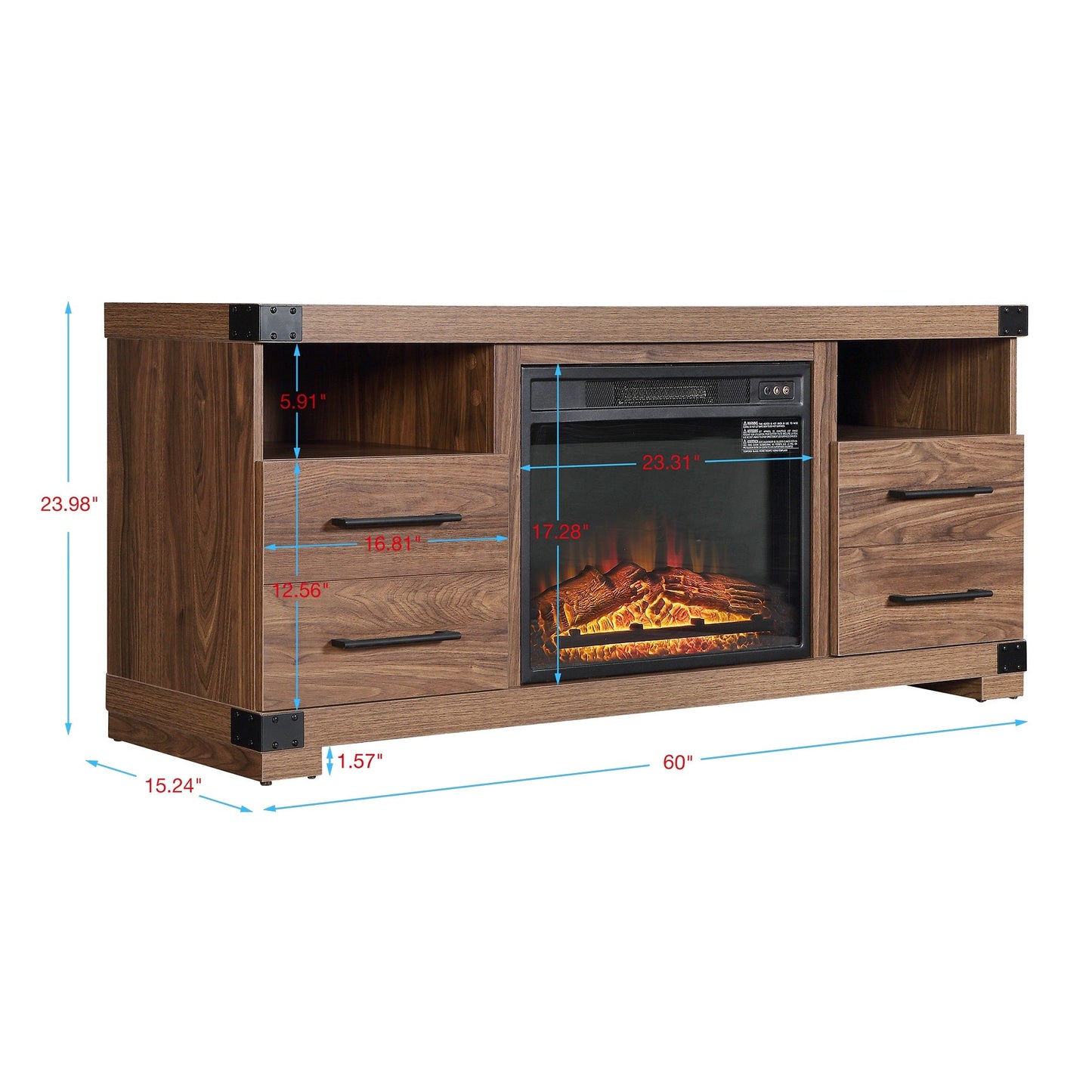 Manhattan Comfort Fireplace and Richmond Fireplace