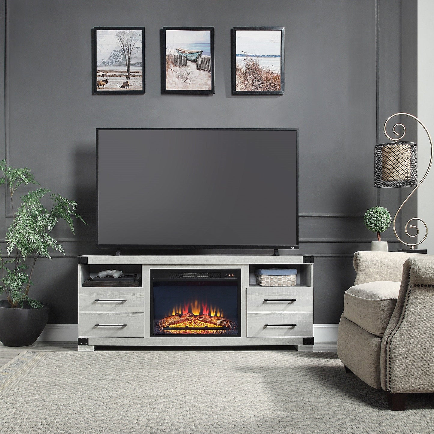 Manhattan Comfort Fireplace and Richmond Fireplace