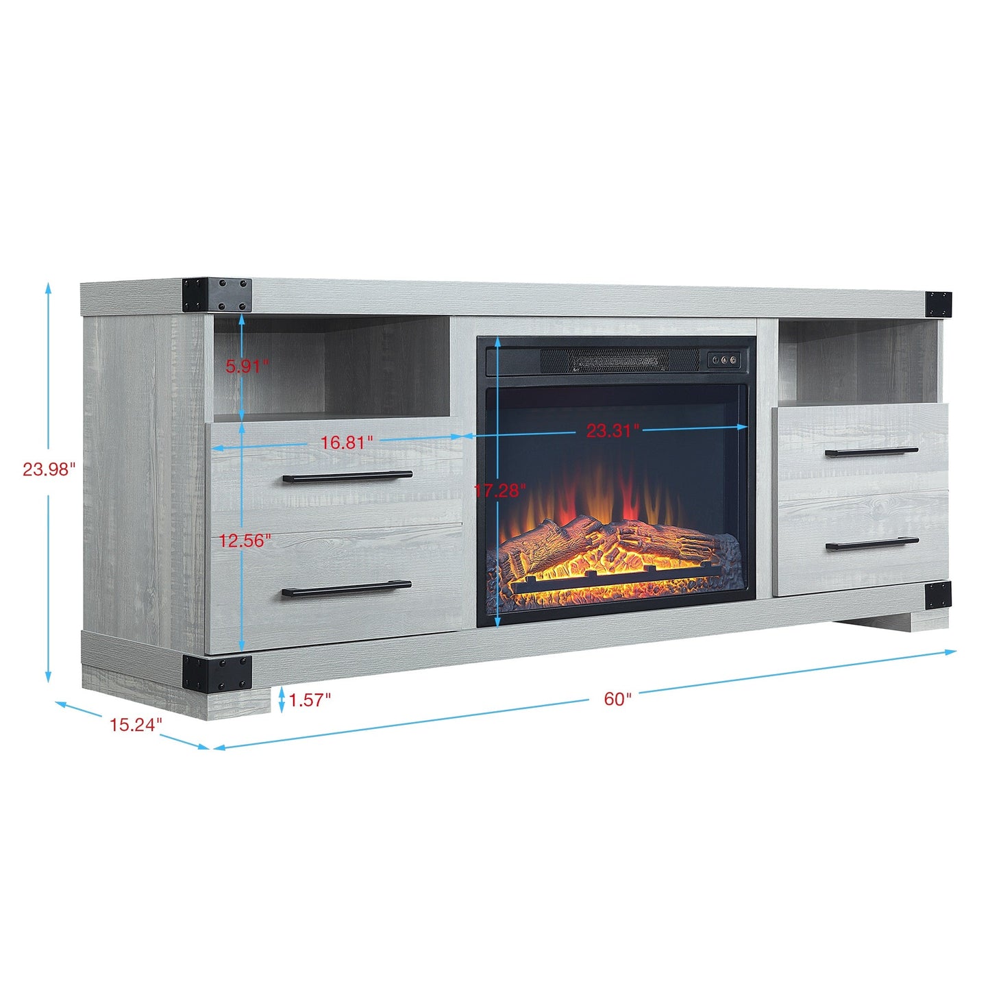 Manhattan Comfort Fireplace and Richmond Fireplace