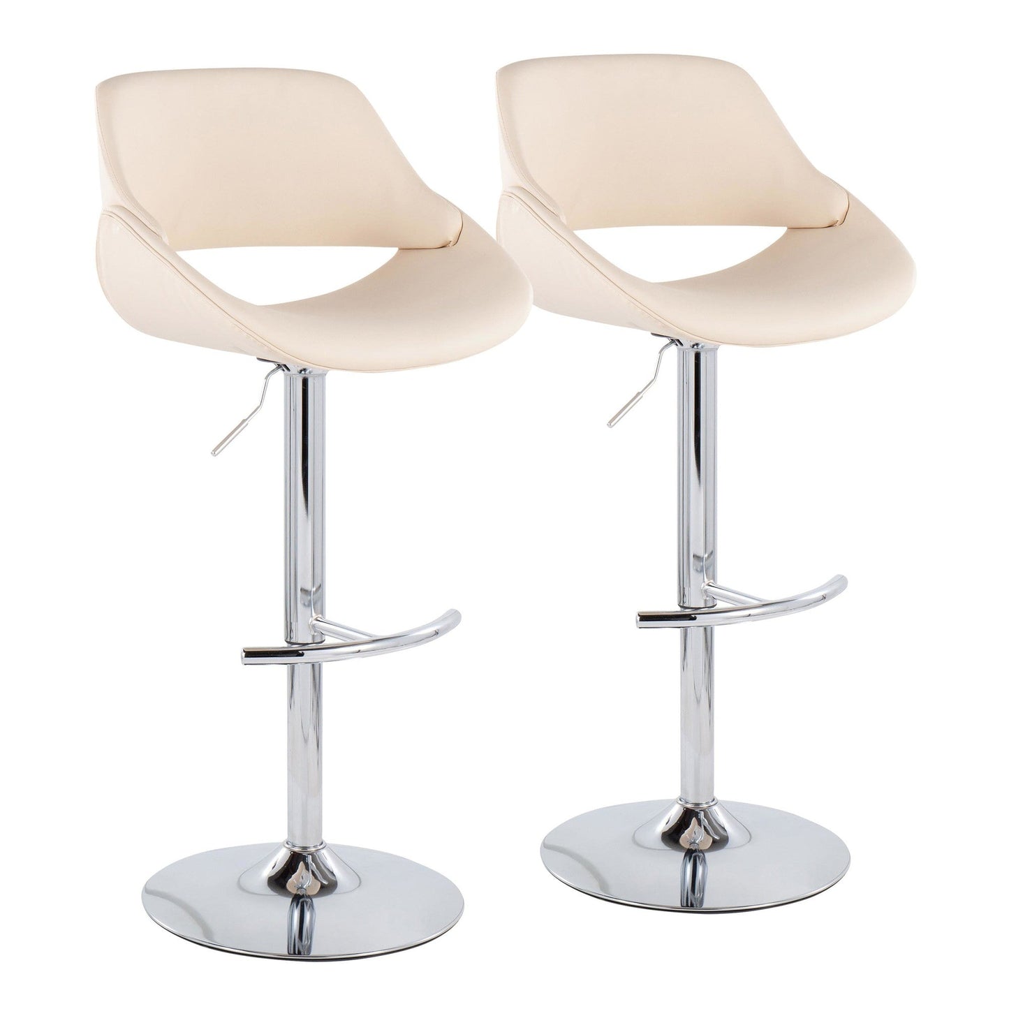 Majestic Office Furniture Adjustable Barstool - Set of 2