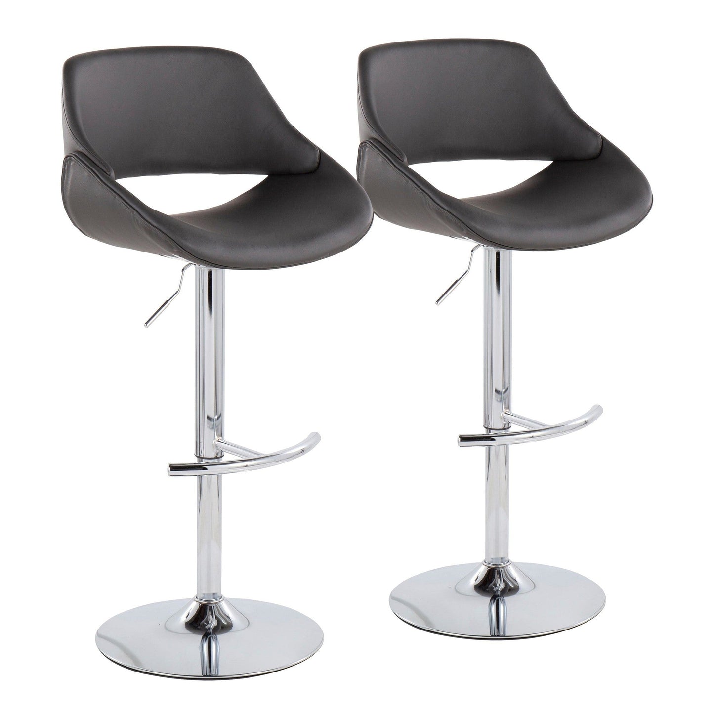 Majestic Office Furniture Adjustable Barstool - Set of 2