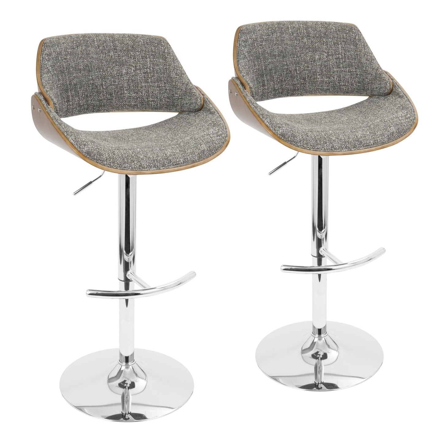 Majestic Office Furniture Adjustable Barstool - Set of 2
