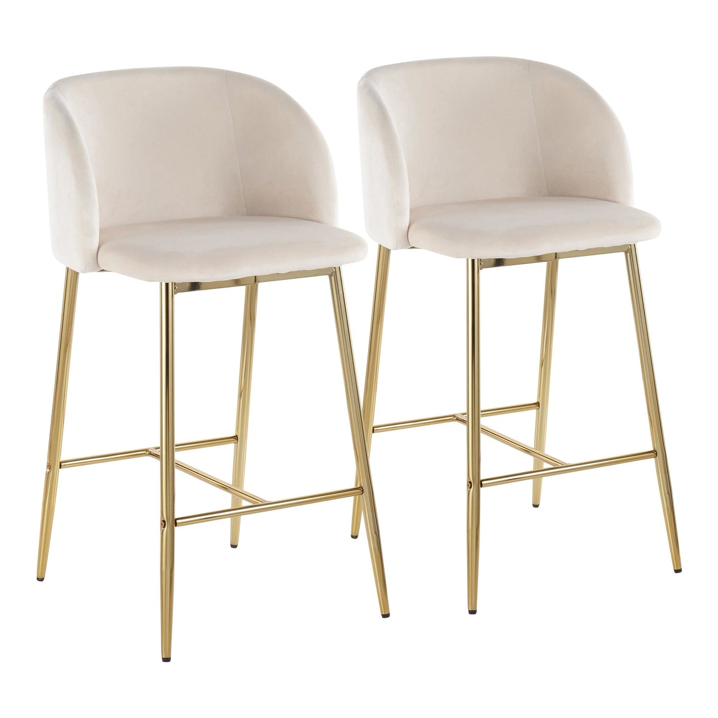 Majestic Office Furniture 26" Fixed-Height Counter Stool - Set of 2