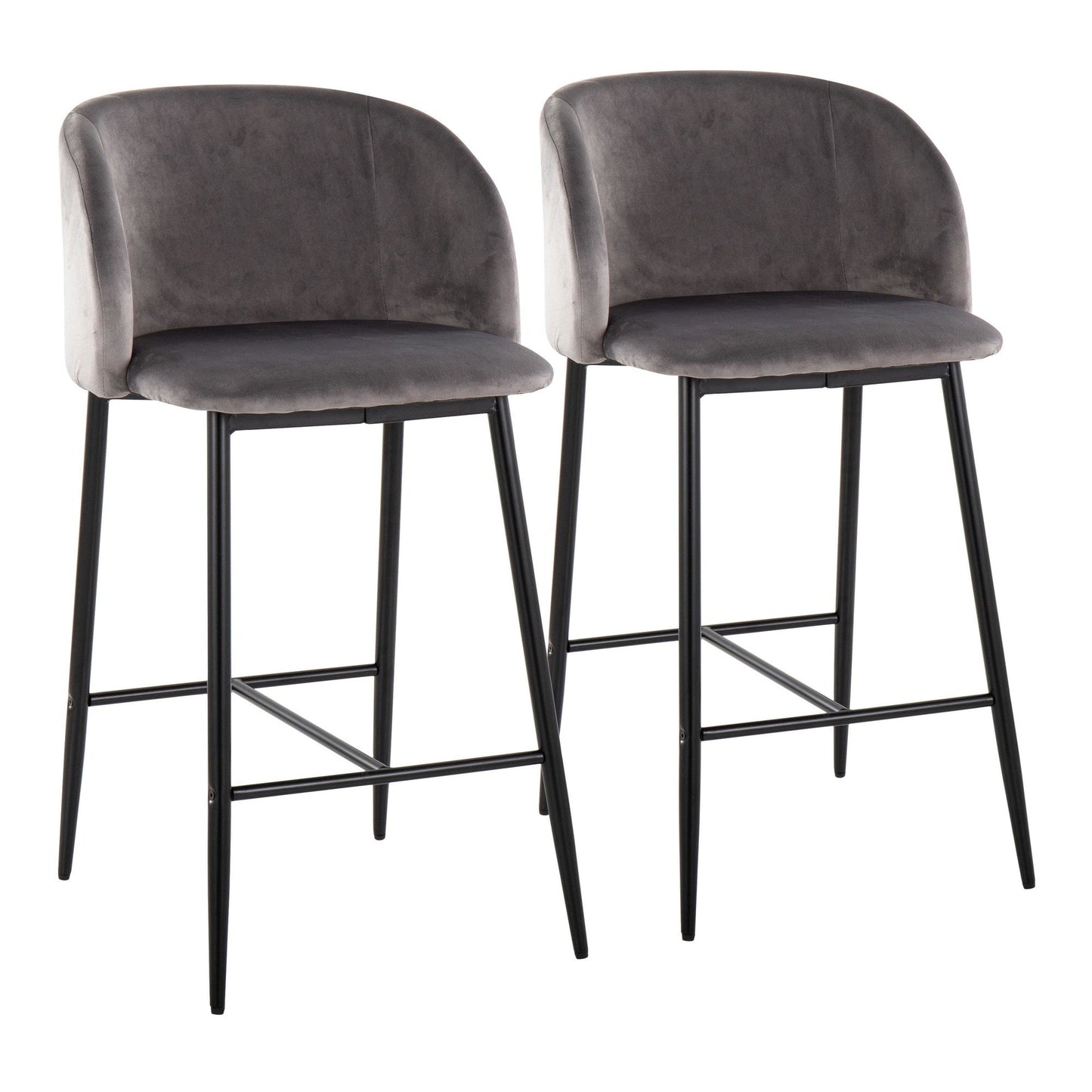 Majestic Office Furniture 26" Fixed-Height Counter Stool - Set of 2