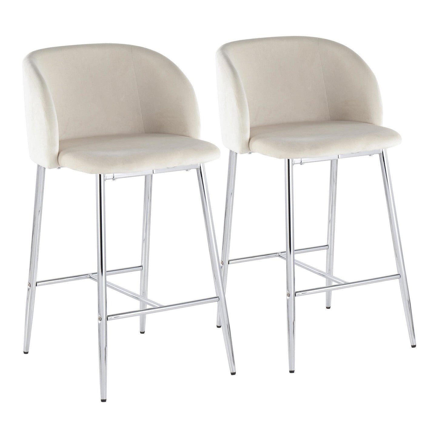 Majestic Office Furniture 26" Fixed-Height Counter Stool - Set of 2