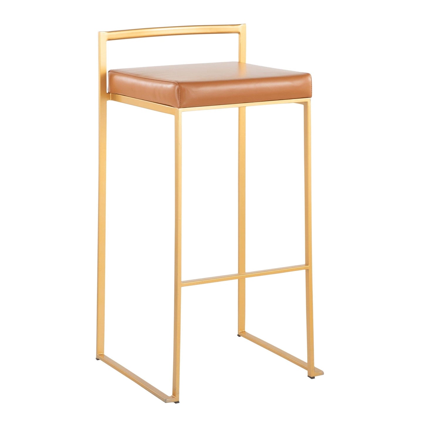 Majestic Office Furniture Stacker 30" Fixed-Height Barstool - Set of 2