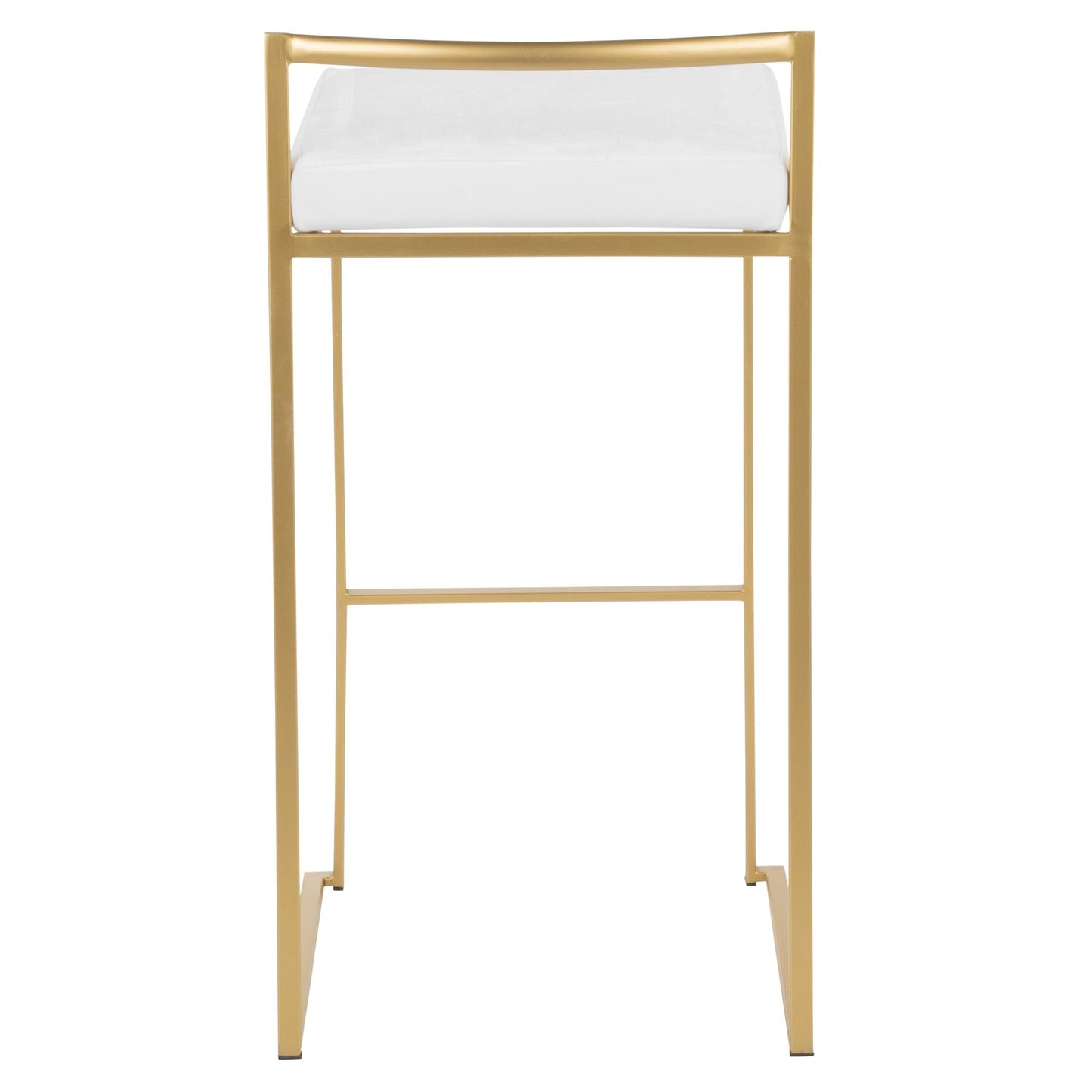 Majestic Office Furniture Stacker 30" Fixed-Height Barstool - Set of 2
