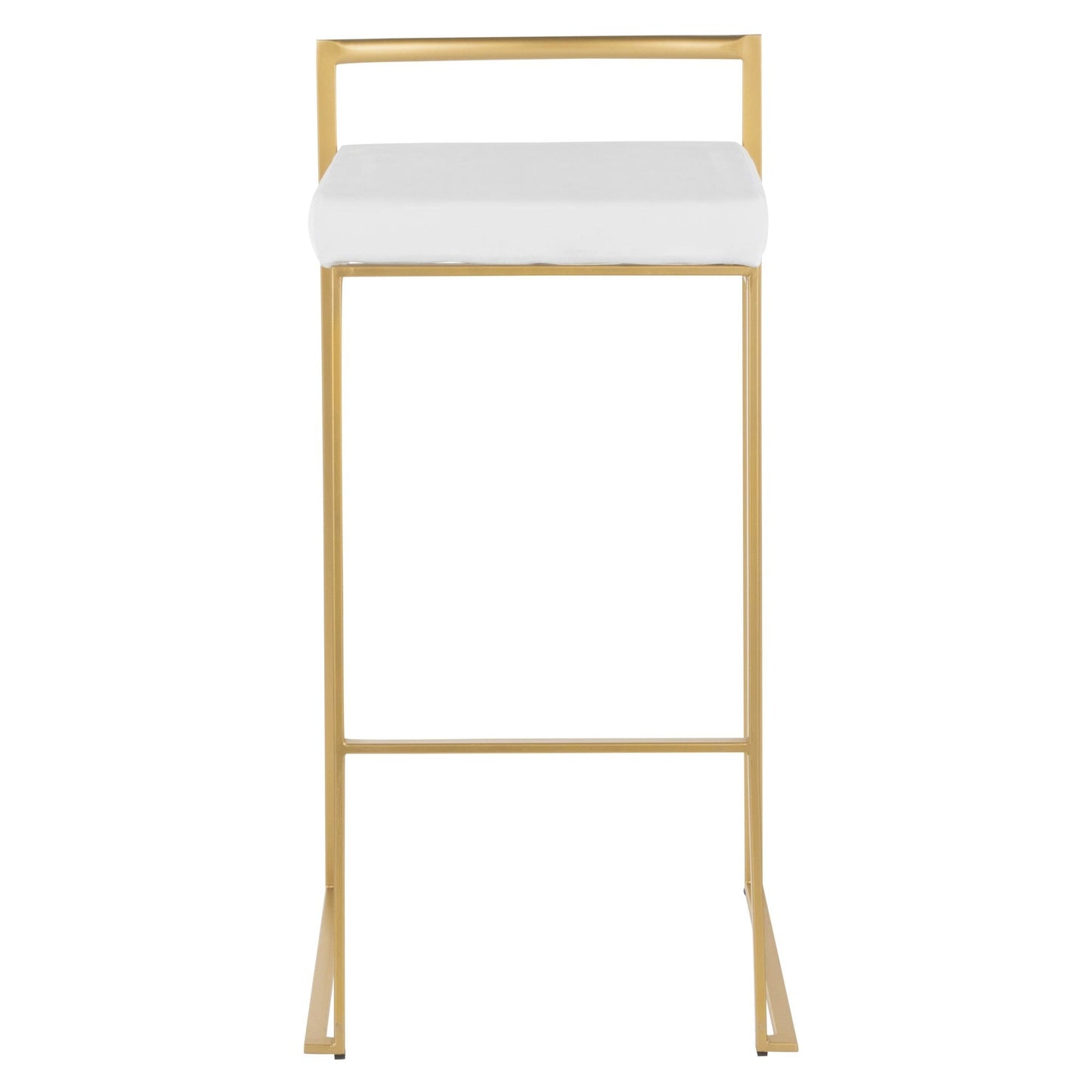 Majestic Office Furniture Stacker 30" Fixed-Height Barstool - Set of 2