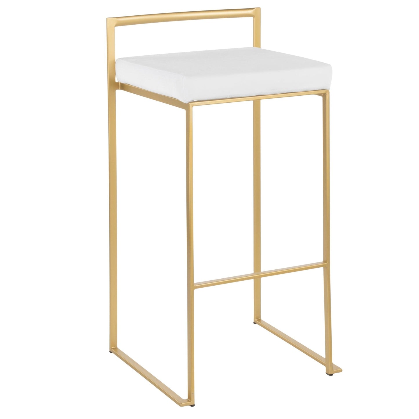 Majestic Office Furniture Stacker 30" Fixed-Height Barstool - Set of 2