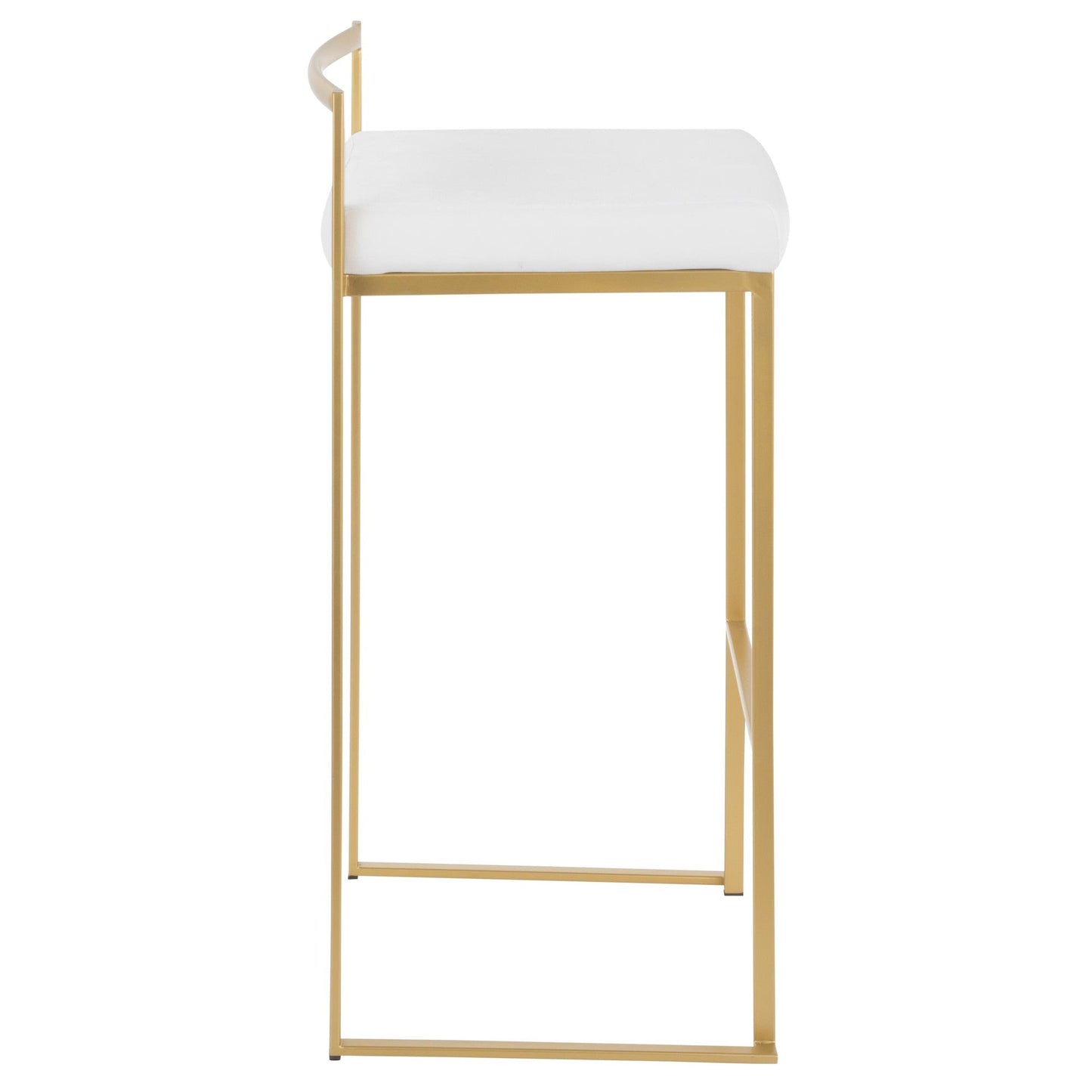 Majestic Office Furniture Stacker 30" Fixed-Height Barstool - Set of 2