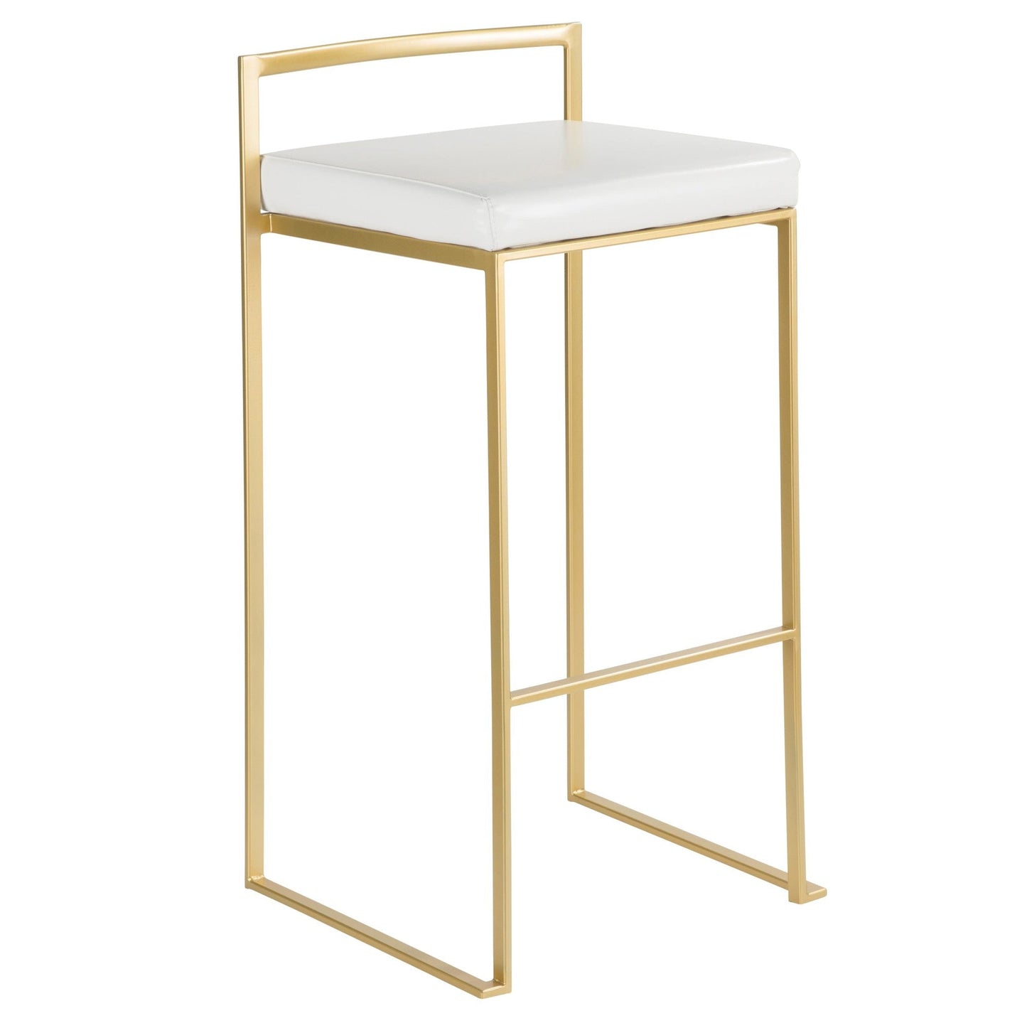 Majestic Office Furniture Stacker 30" Fixed-Height Barstool - Set of 2