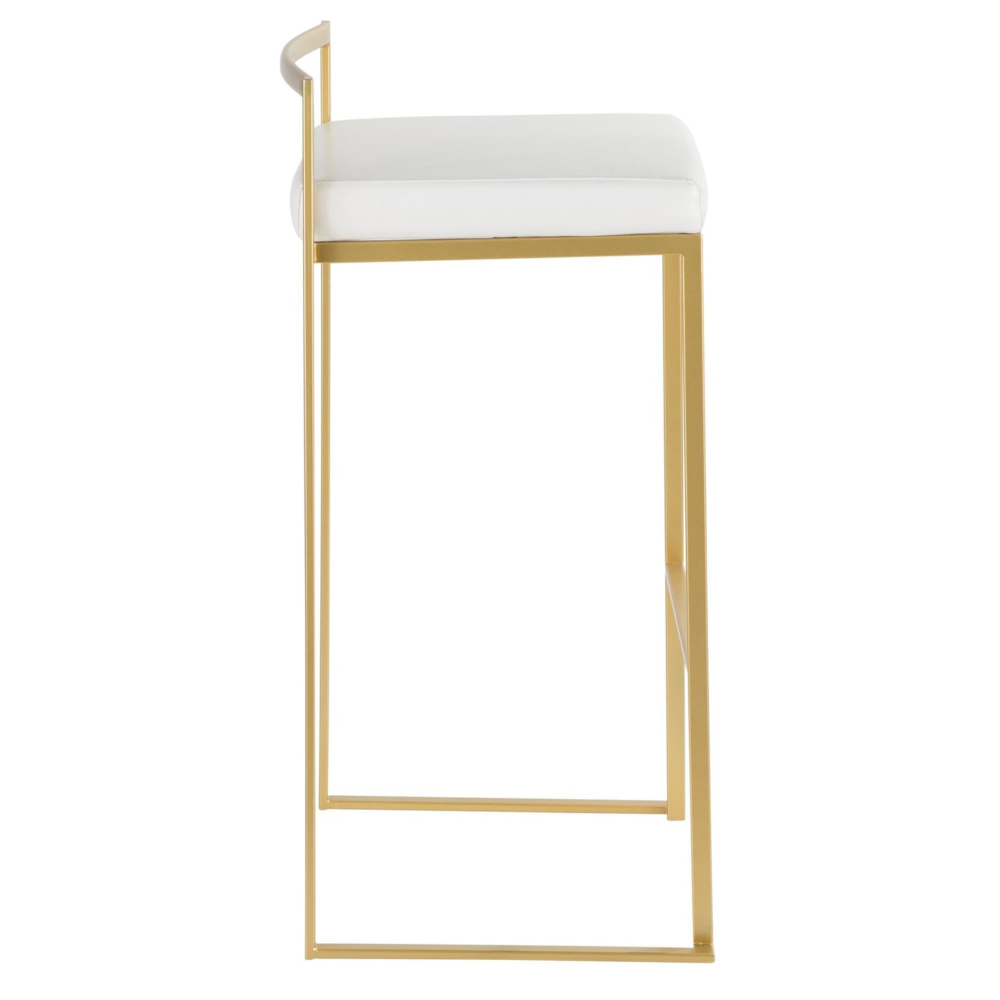 Majestic Office Furniture Stacker 30" Fixed-Height Barstool - Set of 2