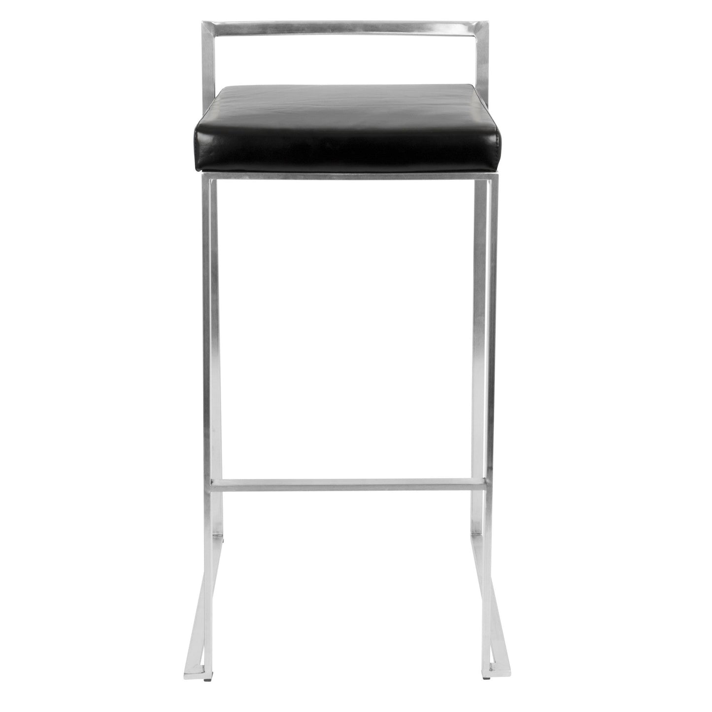 Majestic Office Furniture Stacker 30" Fixed-Height Barstool - Set of 2