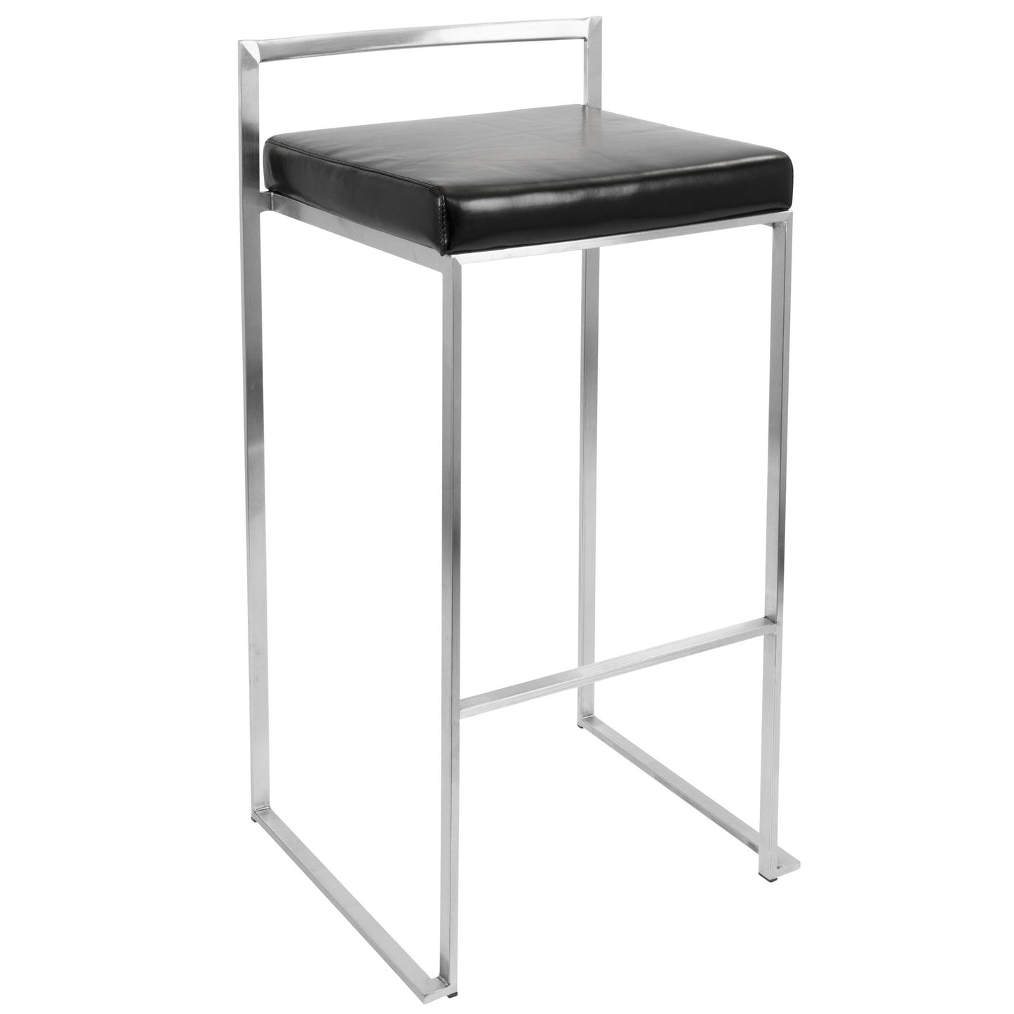 Majestic Office Furniture Stacker 30" Fixed-Height Barstool - Set of 2