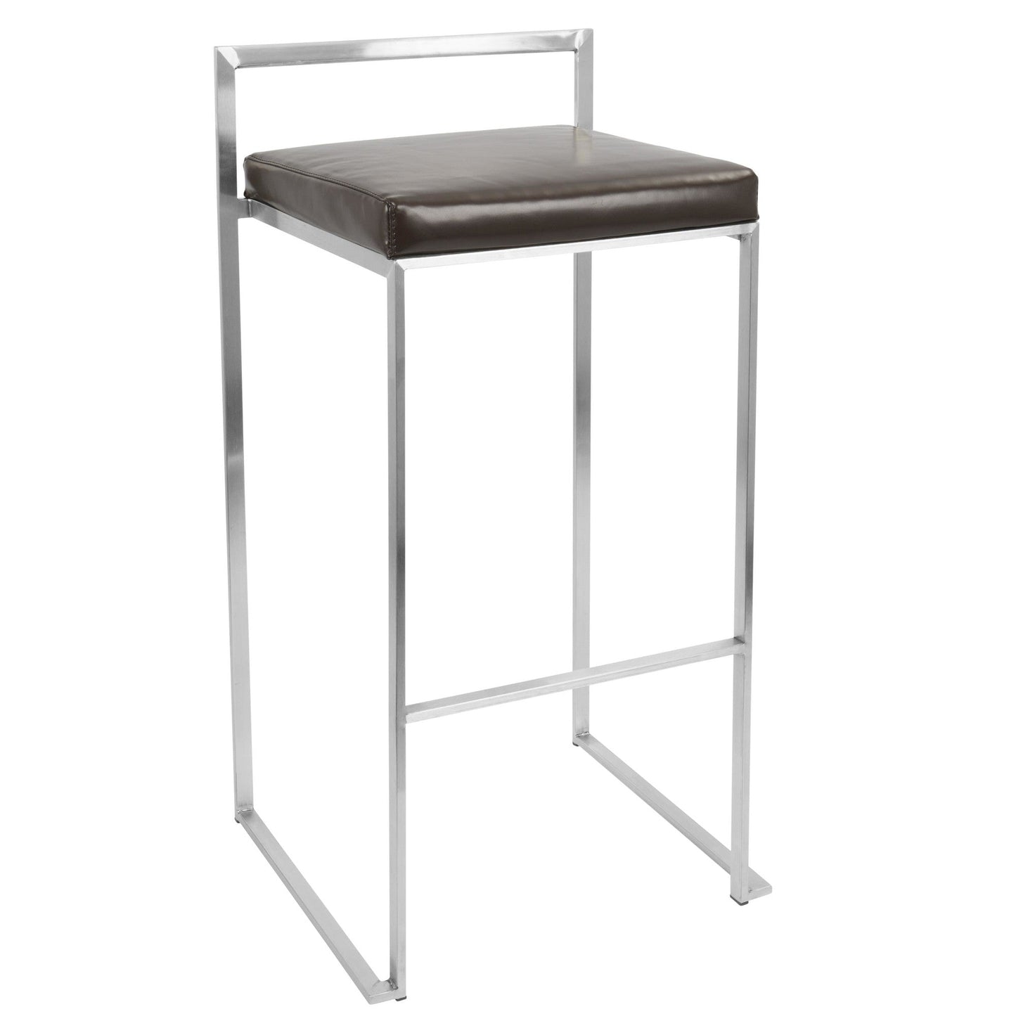 Majestic Office Furniture Stacker 30" Fixed-Height Barstool - Set of 2