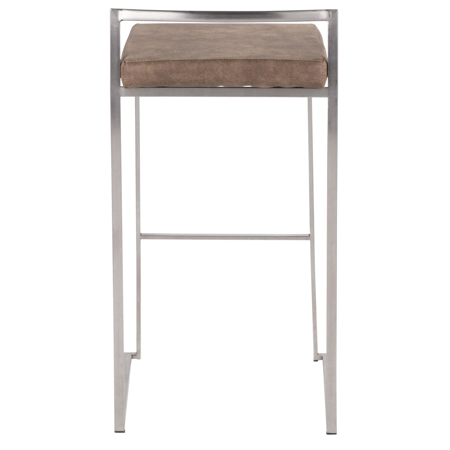 Majestic Office Furniture Stacker 30" Fixed-Height Barstool - Set of 2