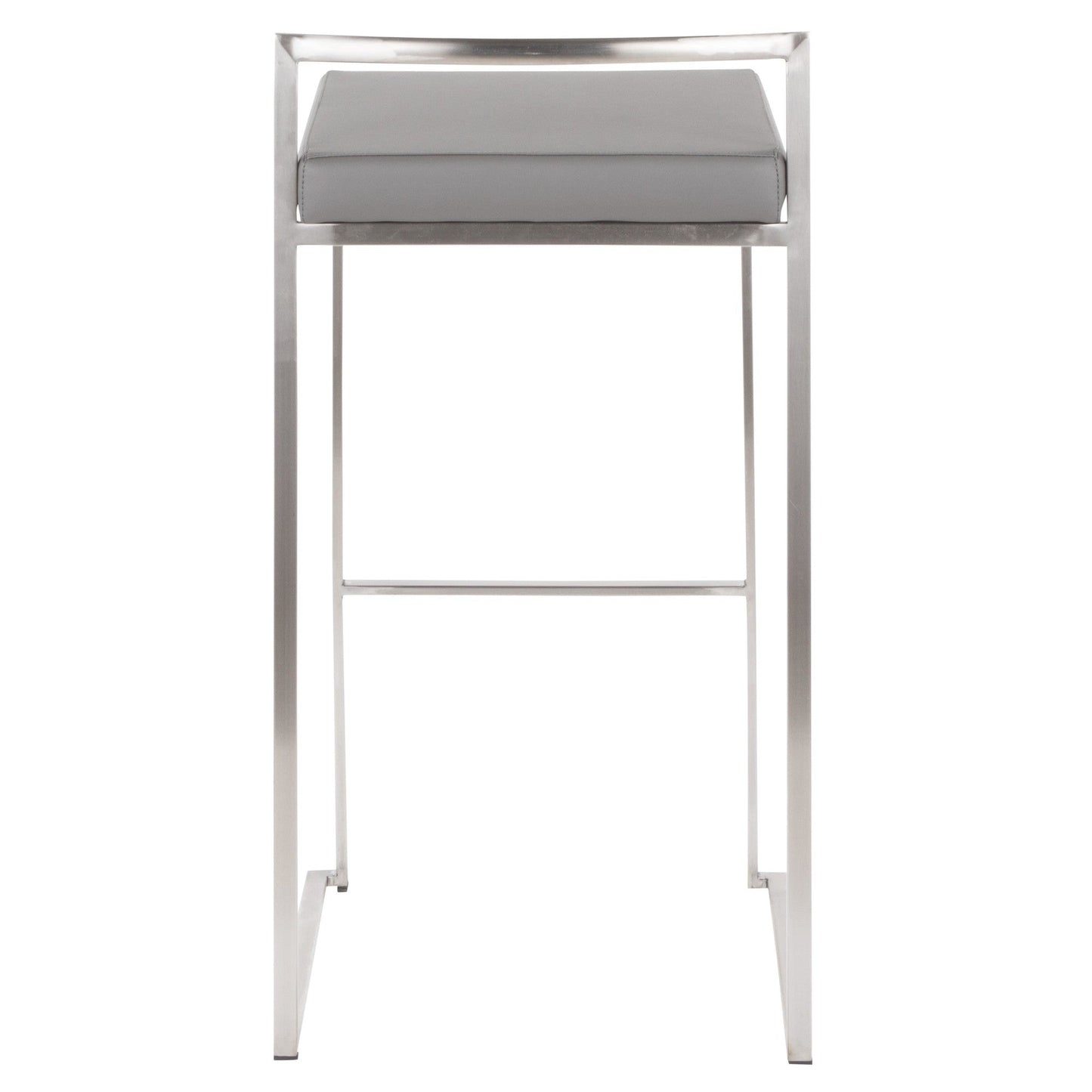 Majestic Office Furniture Stacker 30" Fixed-Height Barstool - Set of 2
