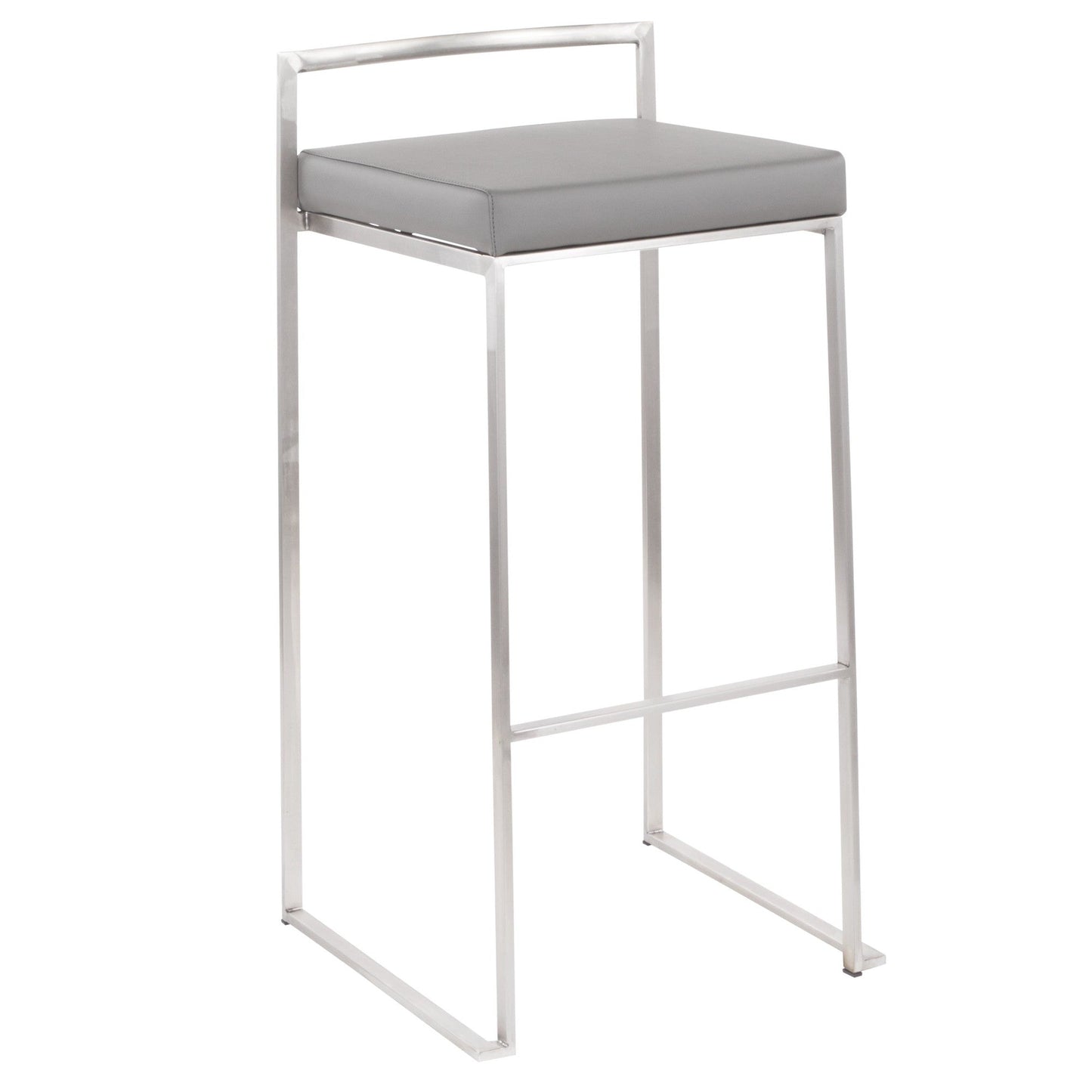 Majestic Office Furniture Stacker 30" Fixed-Height Barstool - Set of 2