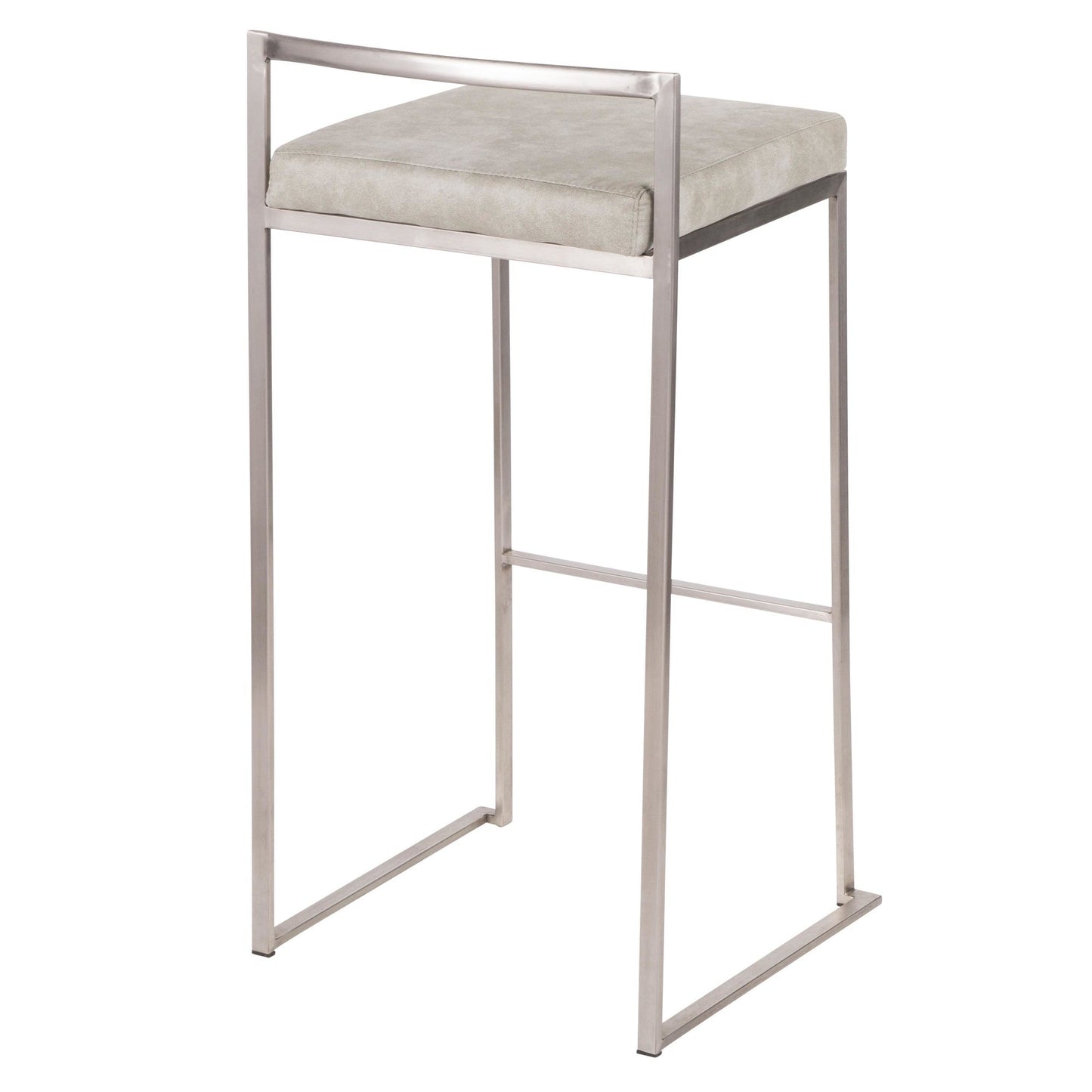 Majestic Office Furniture Stacker 30" Fixed-Height Barstool - Set of 2