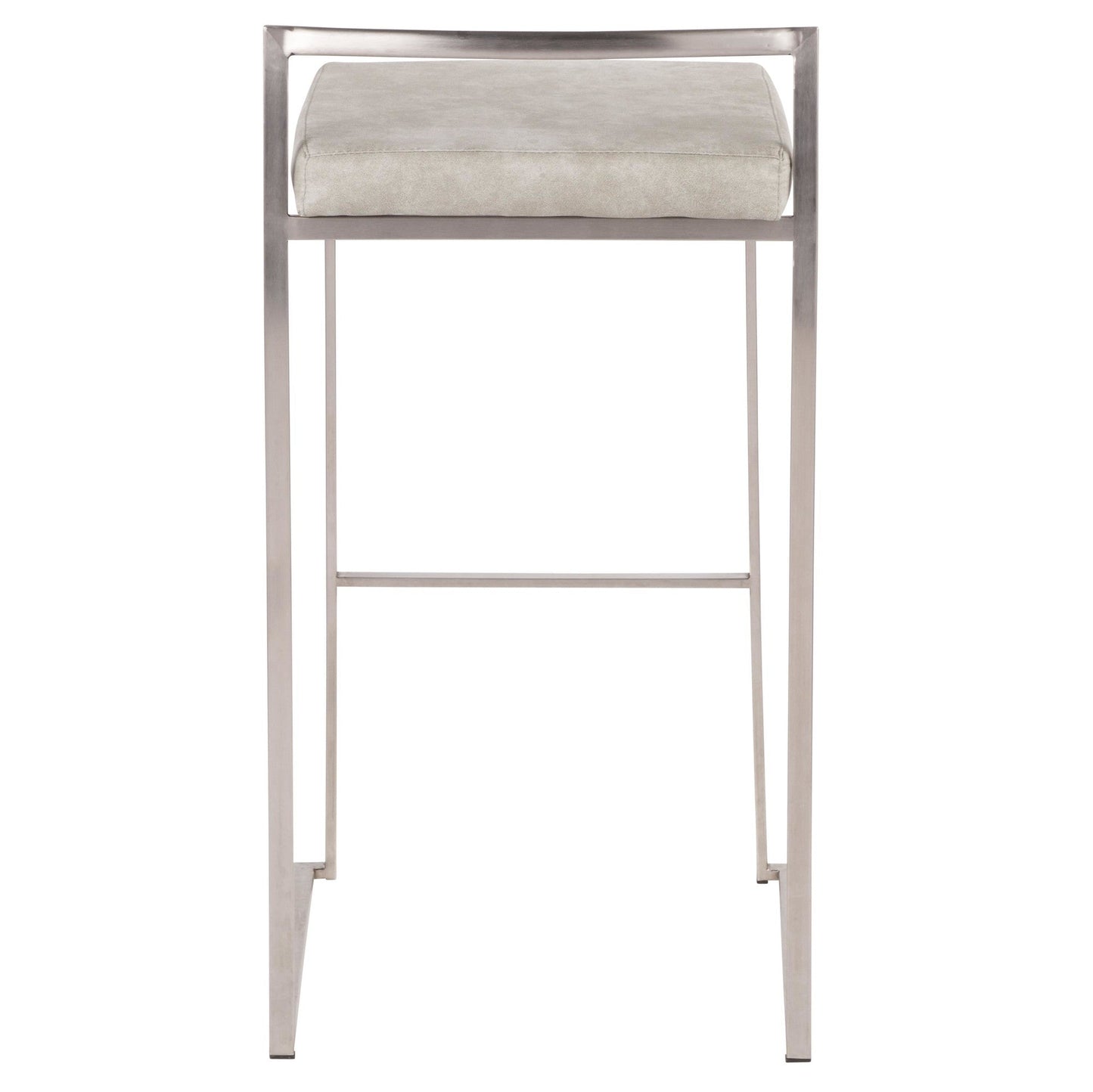 Majestic Office Furniture Stacker 30" Fixed-Height Barstool - Set of 2