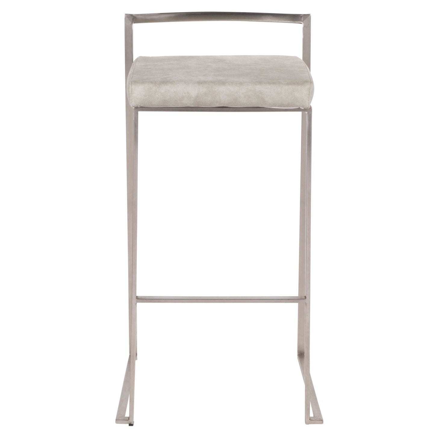 Majestic Office Furniture Stacker 30" Fixed-Height Barstool - Set of 2