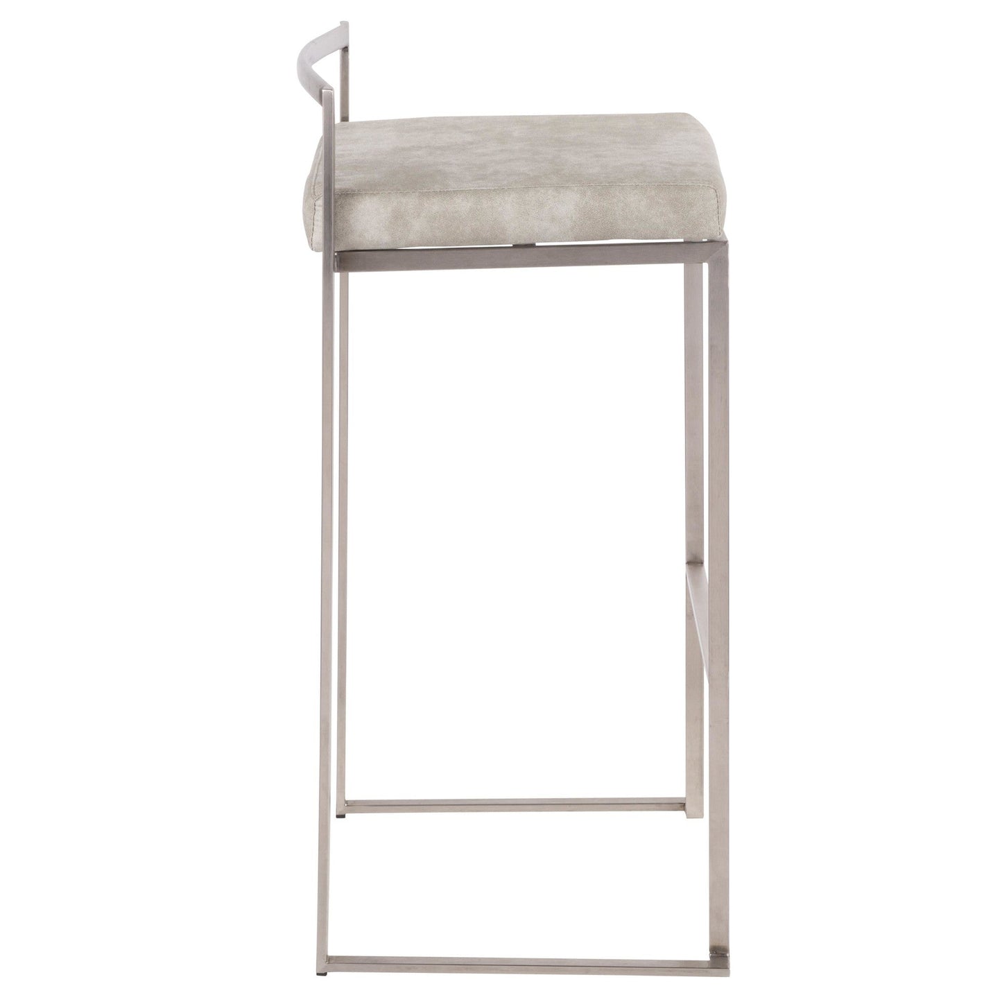 Majestic Office Furniture Stacker 30" Fixed-Height Barstool - Set of 2