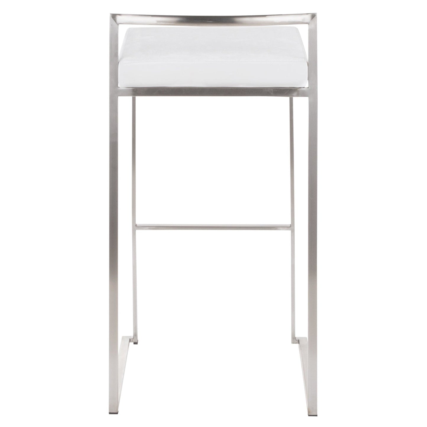 Majestic Office Furniture Stacker 30" Fixed-Height Barstool - Set of 2