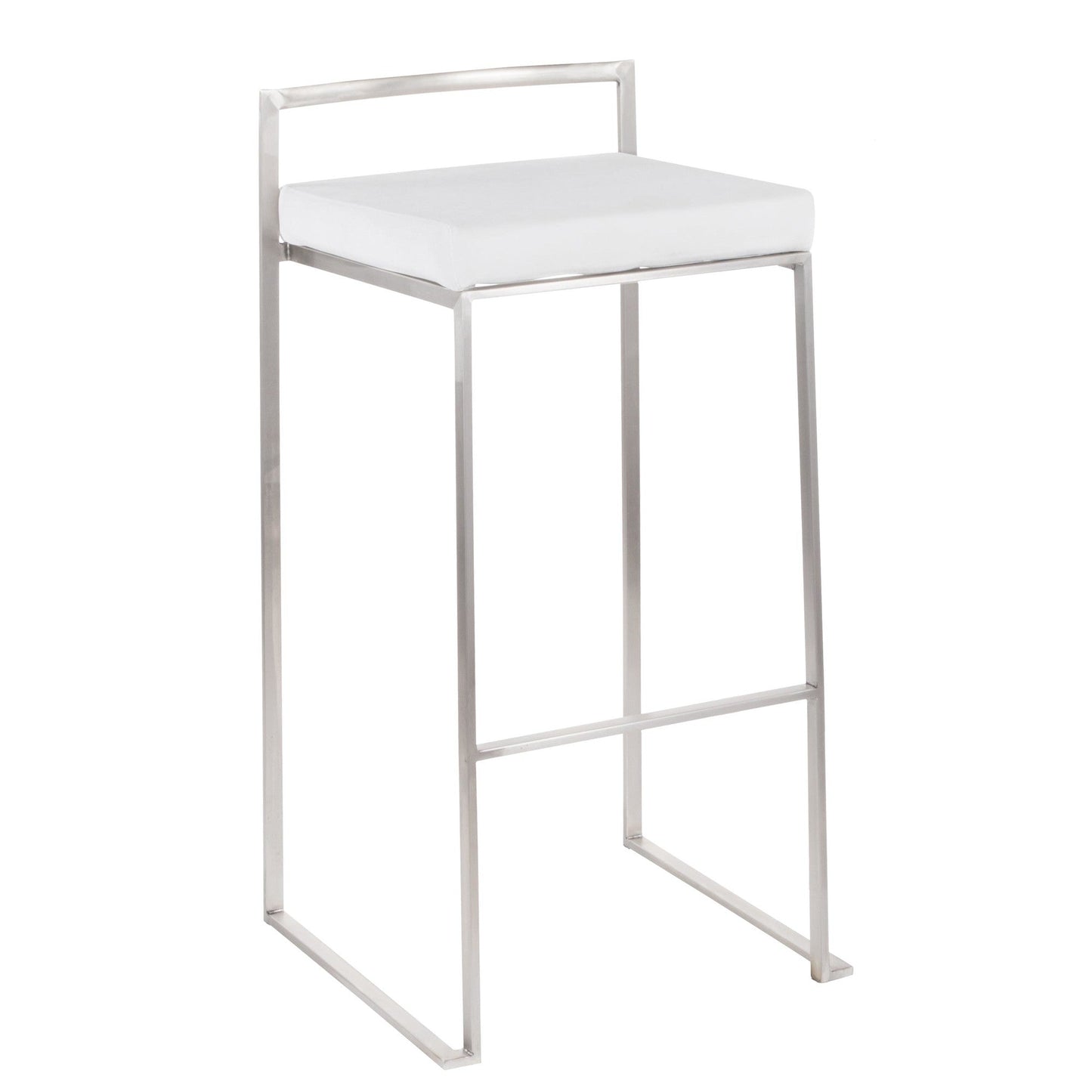 Majestic Office Furniture Stacker 30" Fixed-Height Barstool - Set of 2