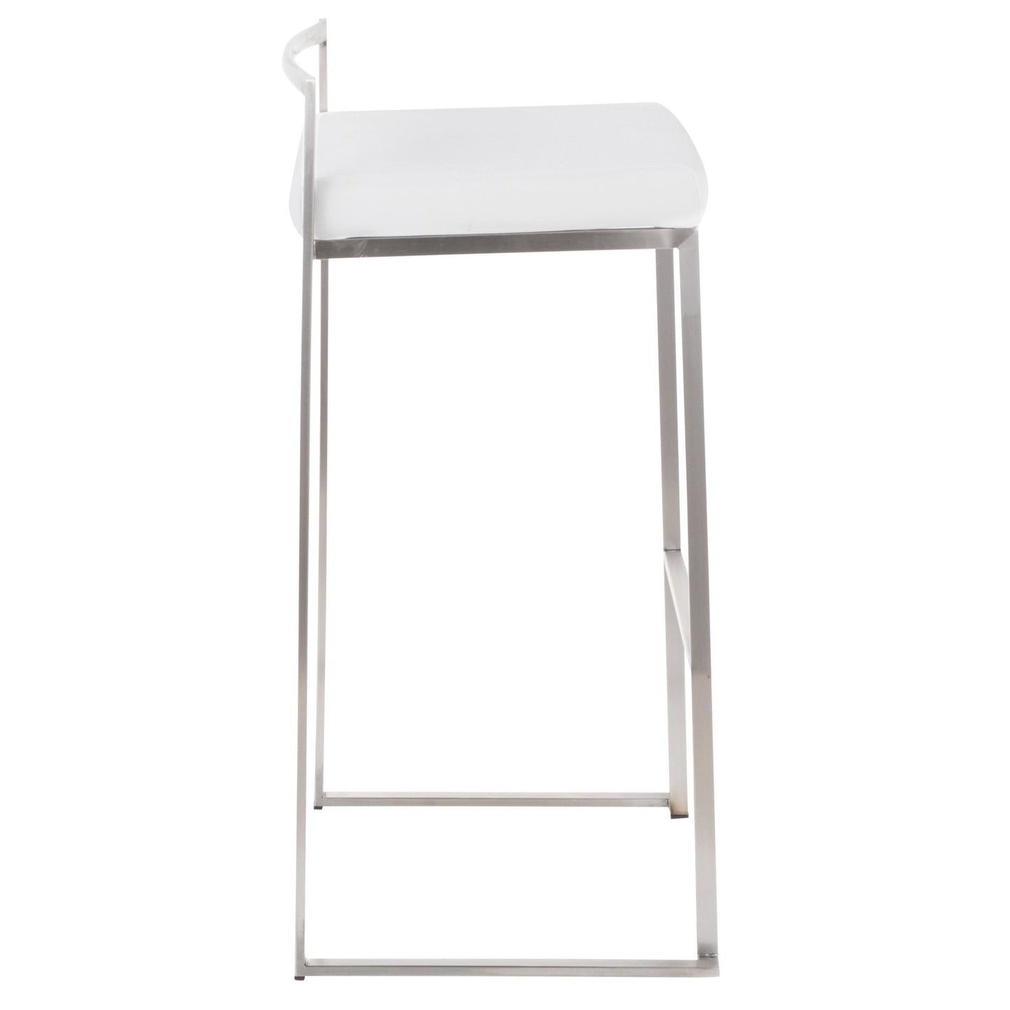 Majestic Office Furniture Stacker 30" Fixed-Height Barstool - Set of 2