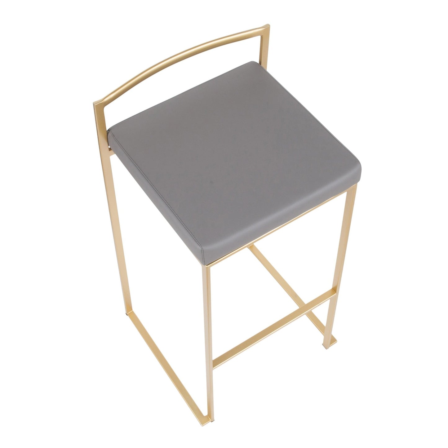 Majestic Office Furniture Stacker 30" Fixed-Height Barstool - Set of 2