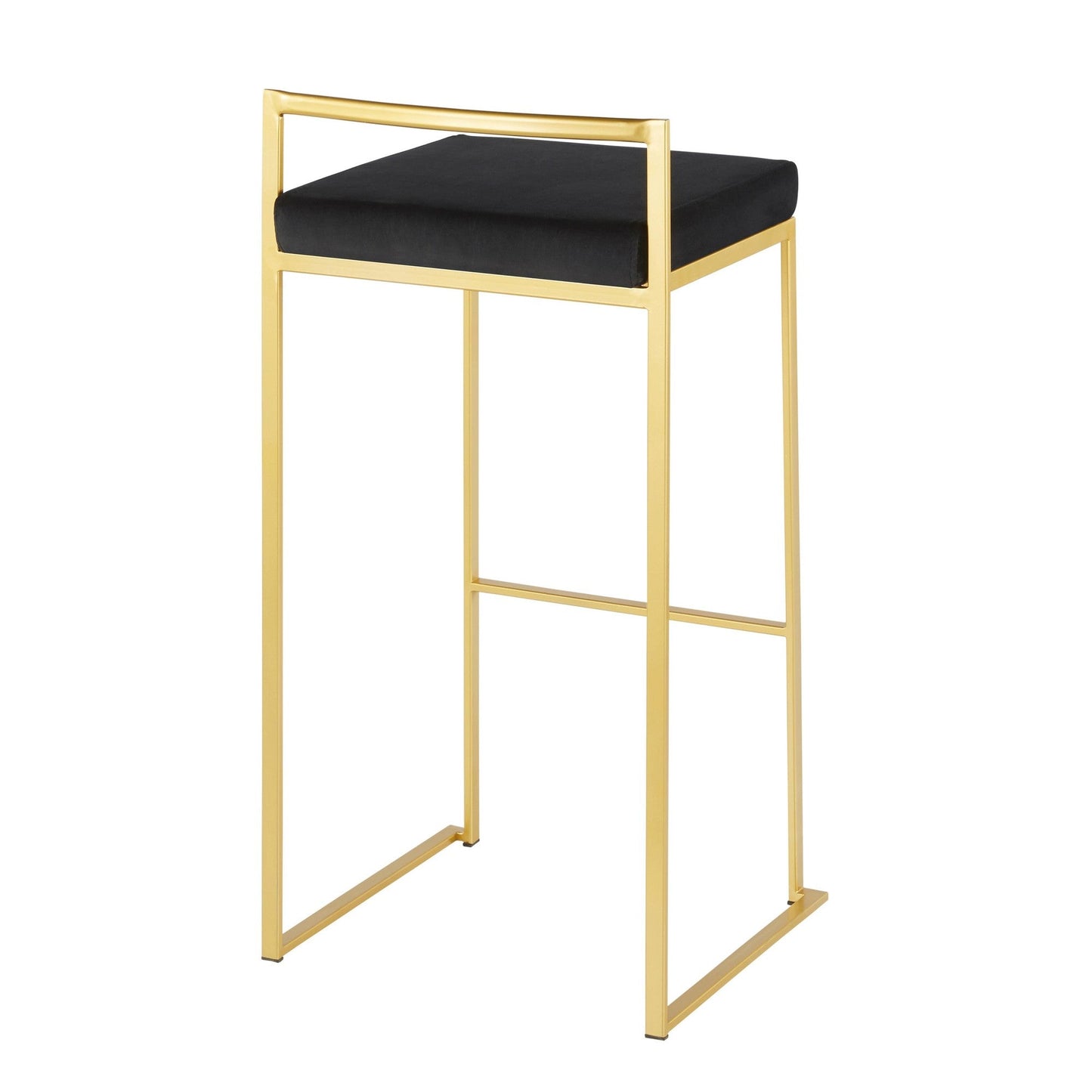 Majestic Office Furniture Stacker 30" Fixed-Height Barstool - Set of 2