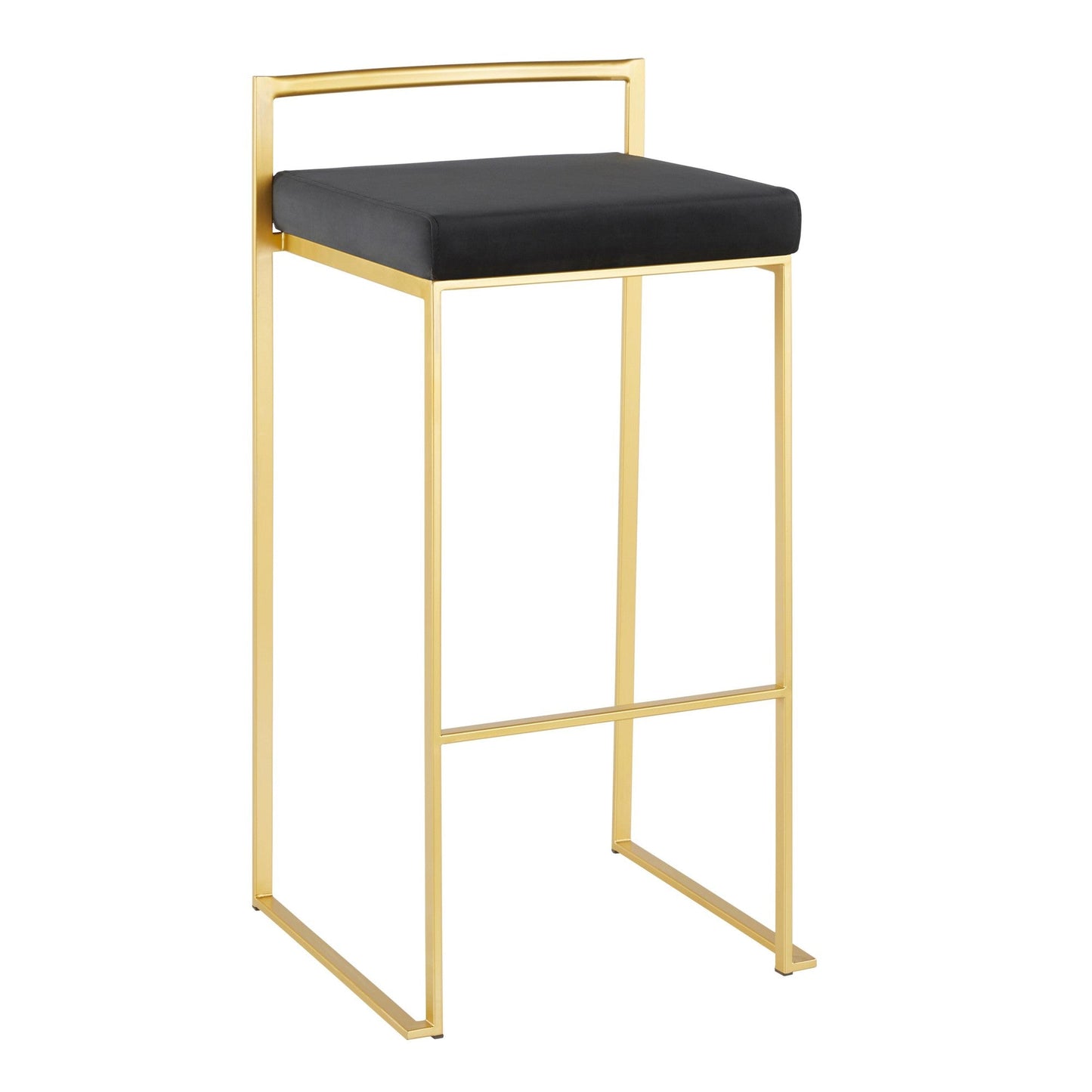 Majestic Office Furniture Stacker 30" Fixed-Height Barstool - Set of 2