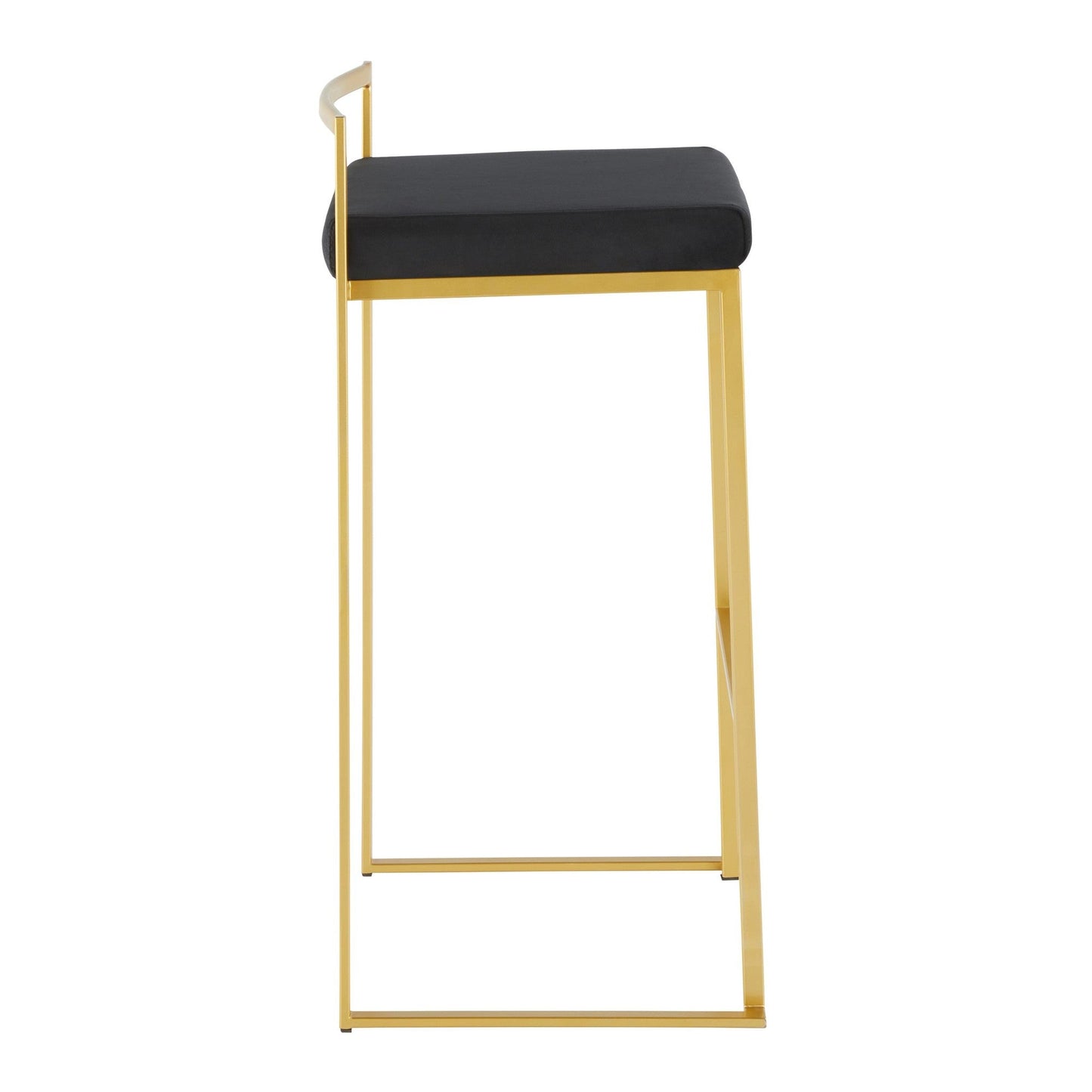 Majestic Office Furniture Stacker 30" Fixed-Height Barstool - Set of 2
