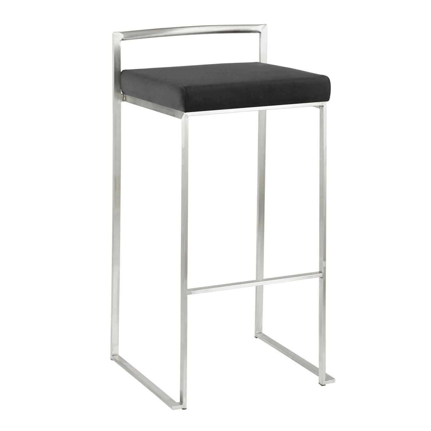 Majestic Office Furniture Stacker 30" Fixed-Height Barstool - Set of 2
