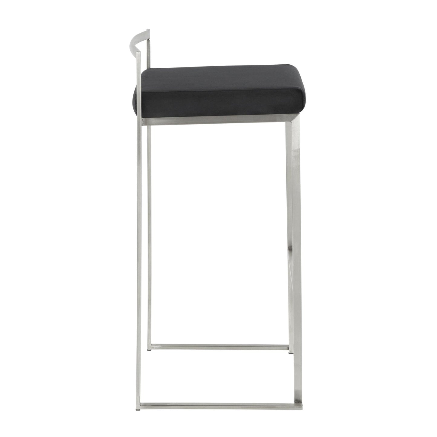 Majestic Office Furniture Stacker 30" Fixed-Height Barstool - Set of 2