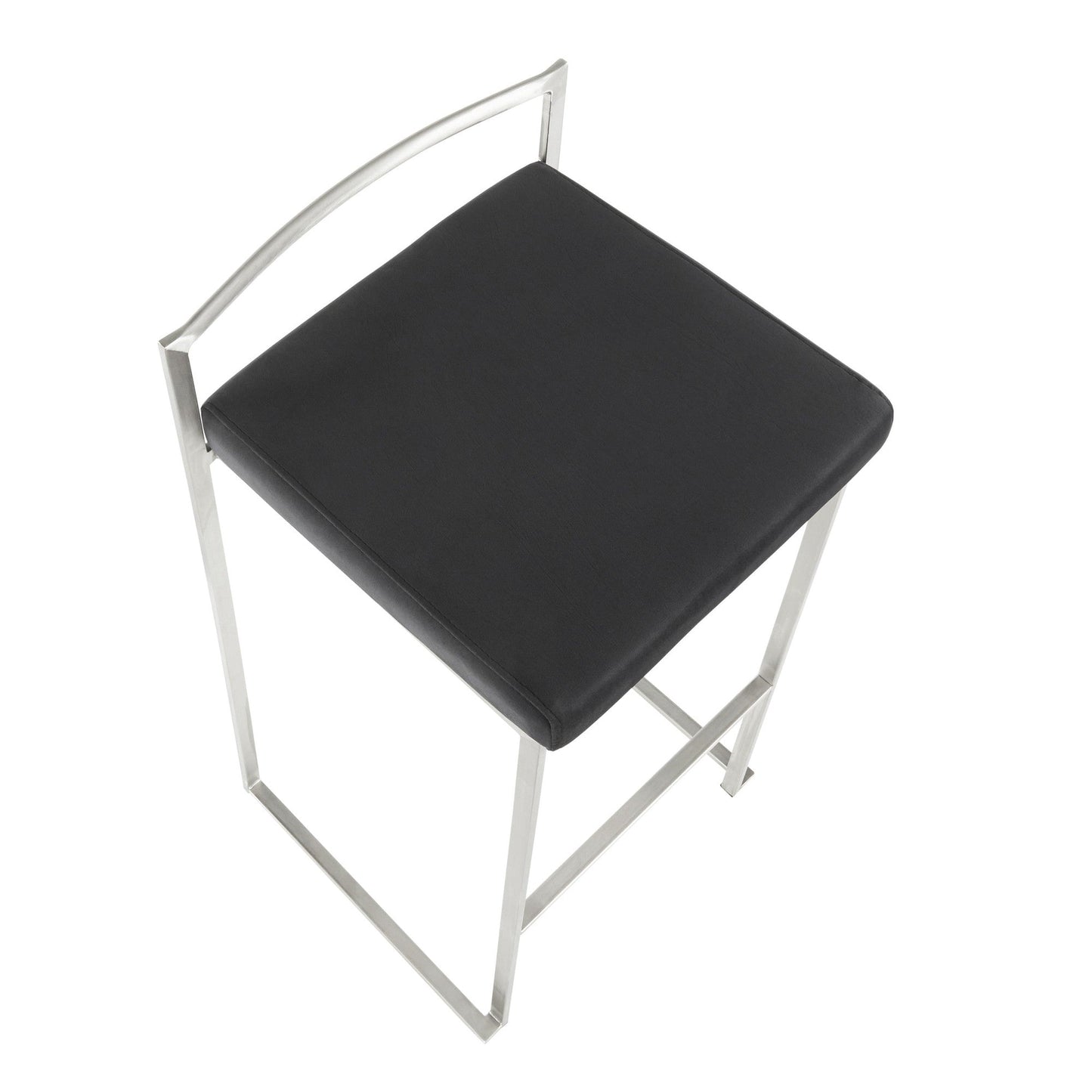 Majestic Office Furniture Stacker 30" Fixed-Height Barstool - Set of 2