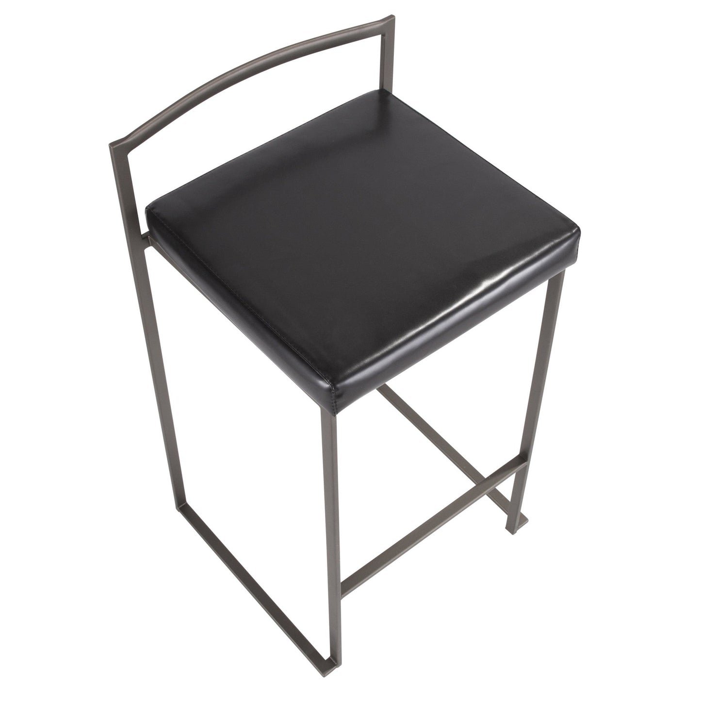 Majestic Office Furniture Stacker 26" Fixed-Height Counter Stool - Set of 2