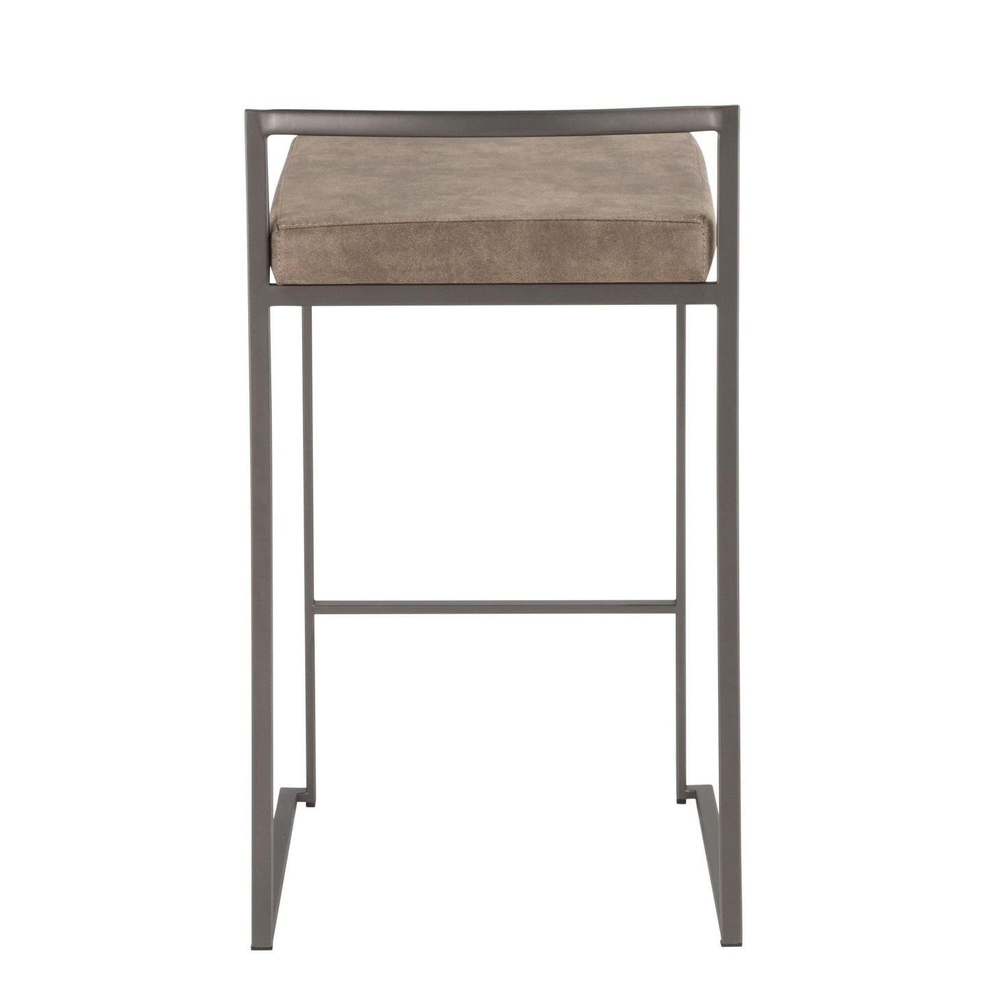 Majestic Office Furniture Stacker 26" Fixed-Height Counter Stool - Set of 2