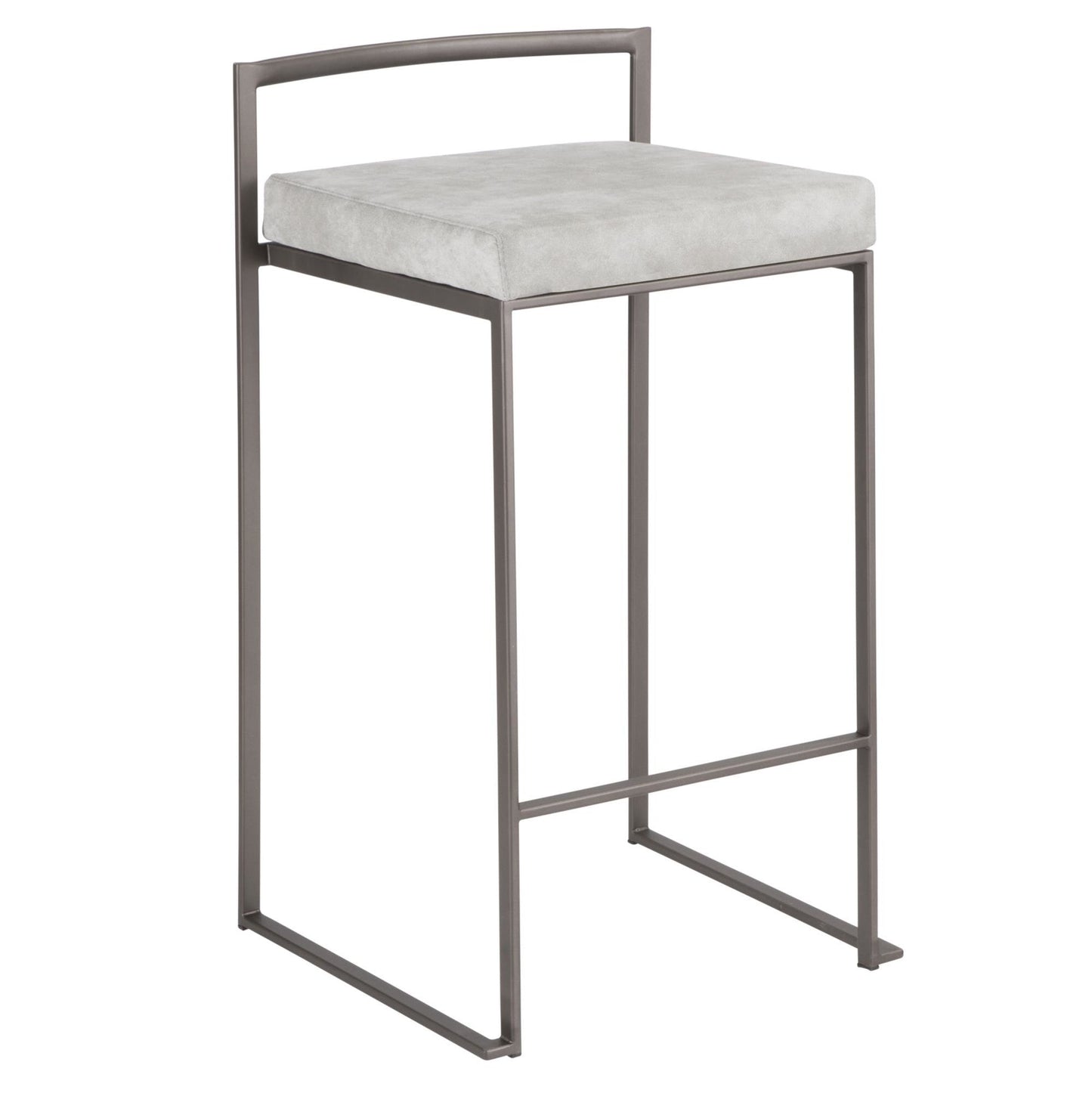 Majestic Office Furniture Stacker 26" Fixed-Height Counter Stool - Set of 2