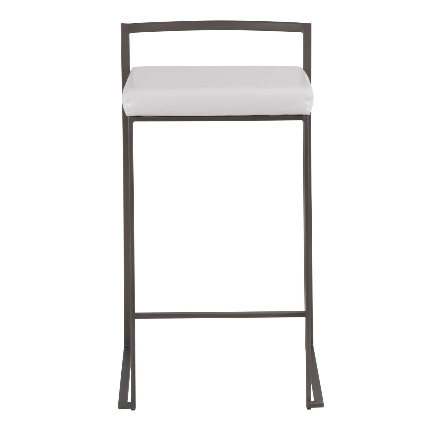 Majestic Office Furniture Stacker 26" Fixed-Height Counter Stool - Set of 2