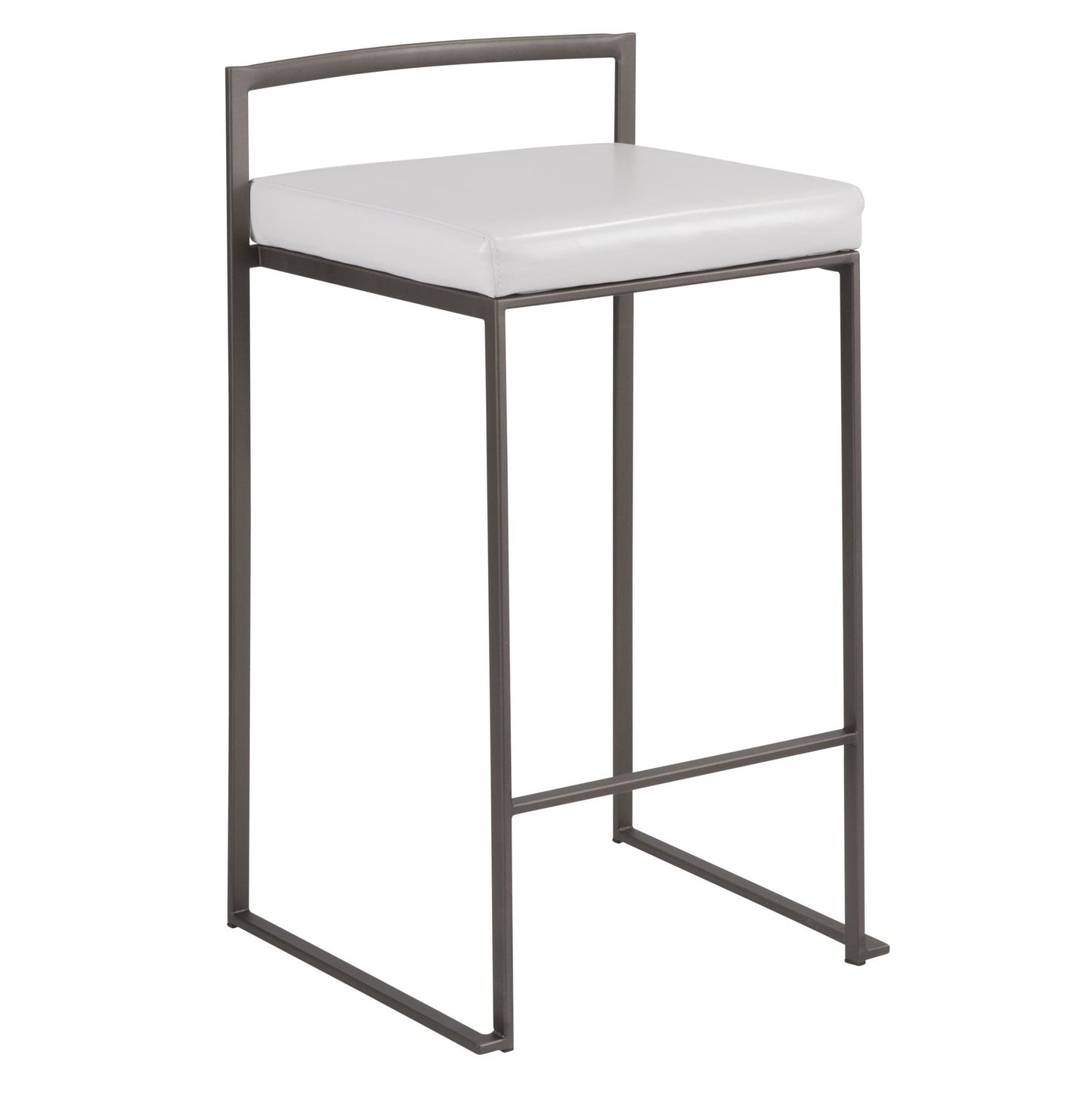 Majestic Office Furniture Stacker 26" Fixed-Height Counter Stool - Set of 2