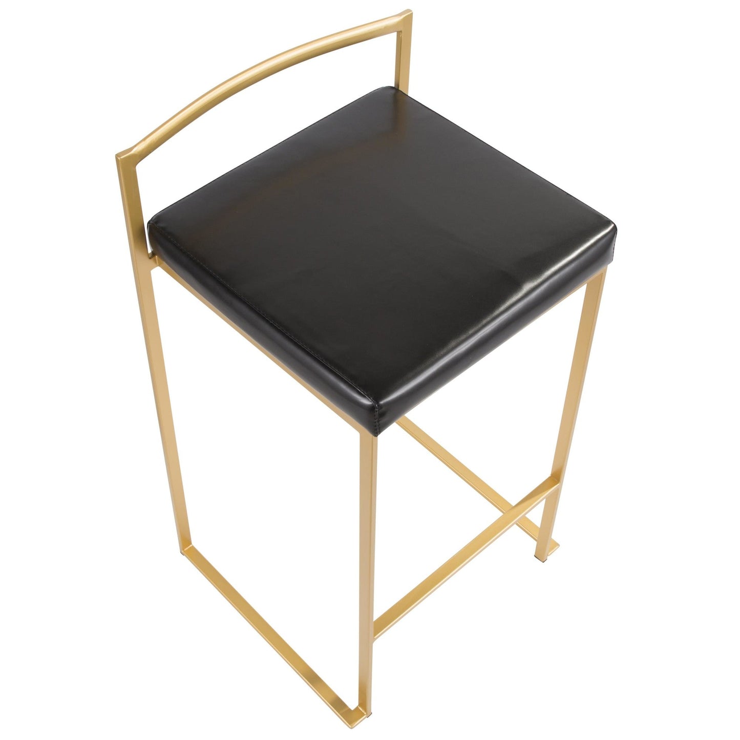 Majestic Office Furniture Stacker 26" Fixed-Height Counter Stool - Set of 2