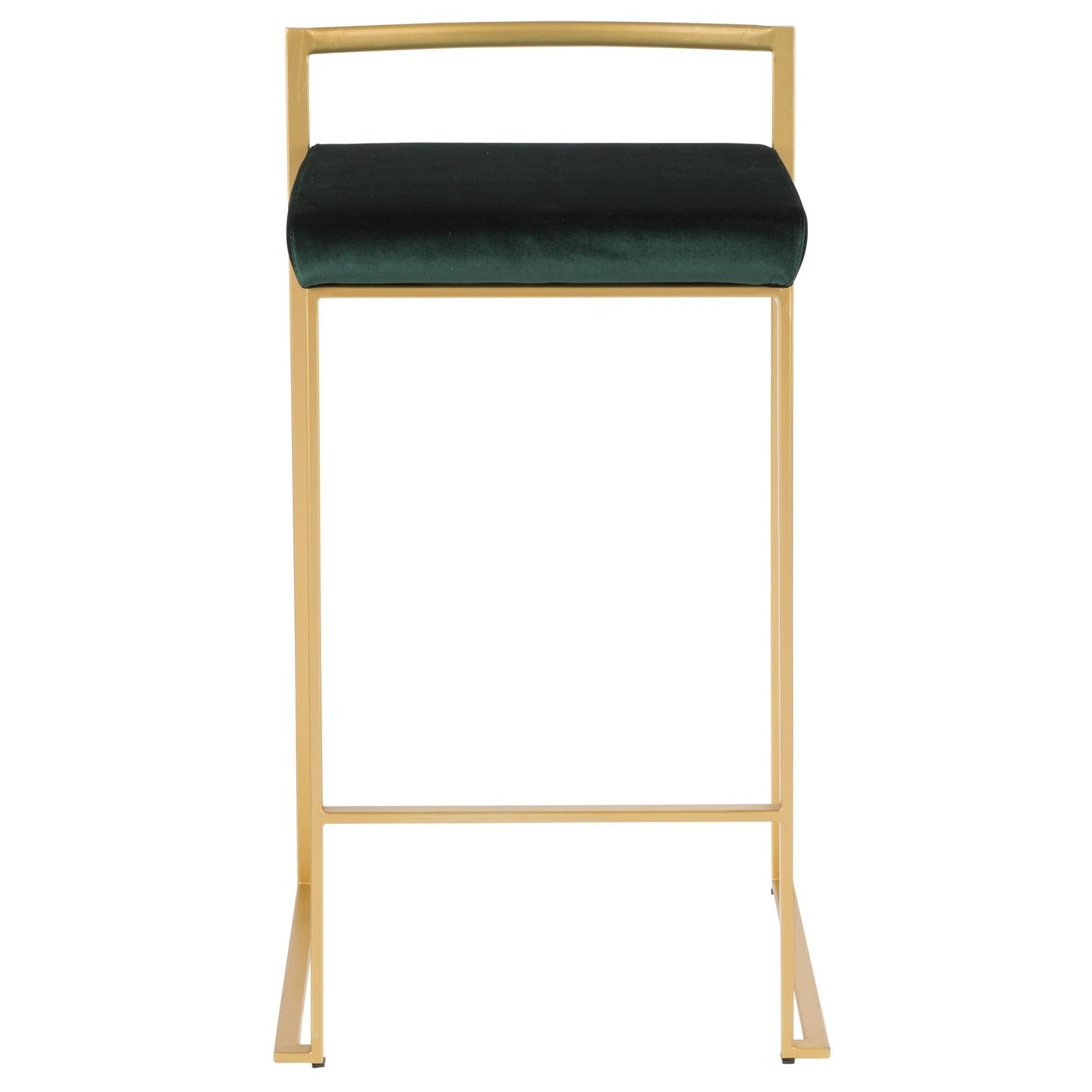Majestic Office Furniture Stacker 26" Fixed-Height Counter Stool - Set of 2