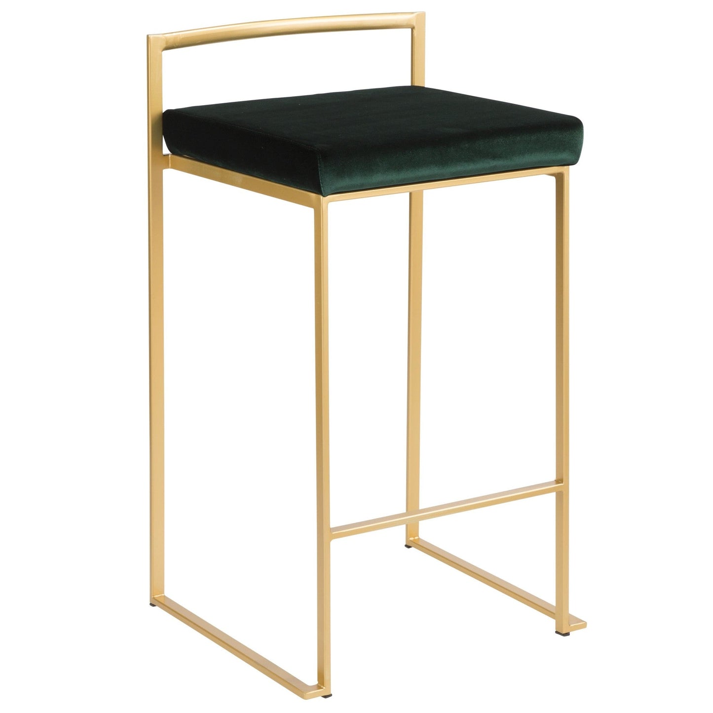 Majestic Office Furniture Stacker 26" Fixed-Height Counter Stool - Set of 2