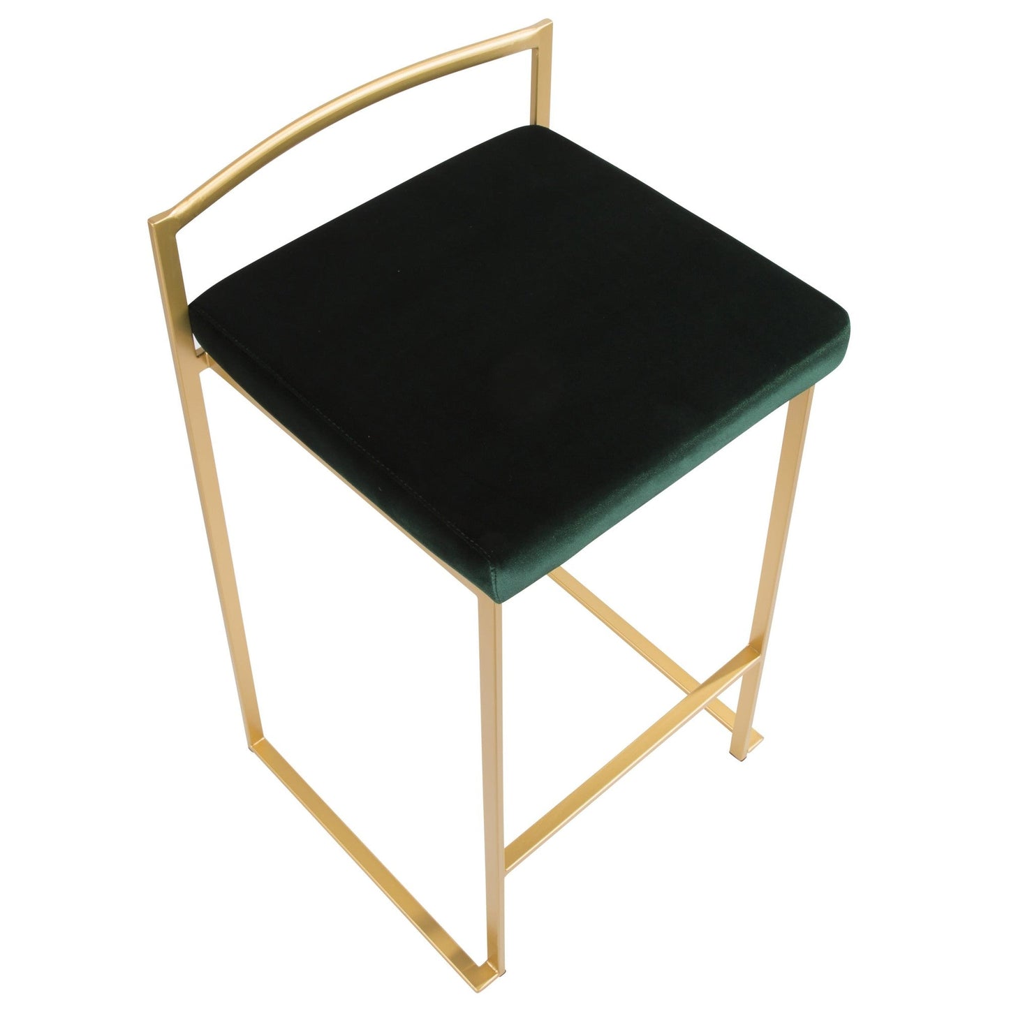 Majestic Office Furniture Stacker 26" Fixed-Height Counter Stool - Set of 2