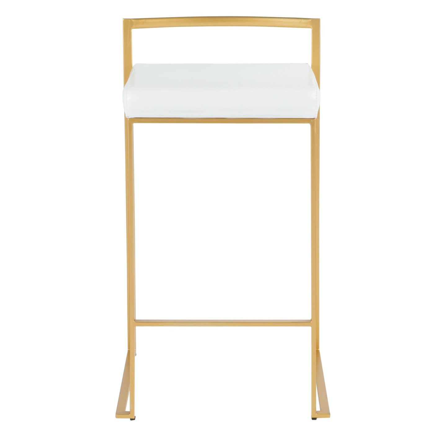 Majestic Office Furniture Stacker 26" Fixed-Height Counter Stool - Set of 2